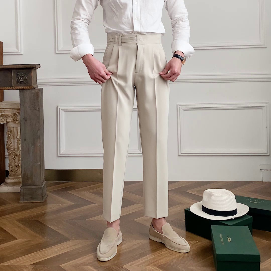 Americano Double Pleated Trousers