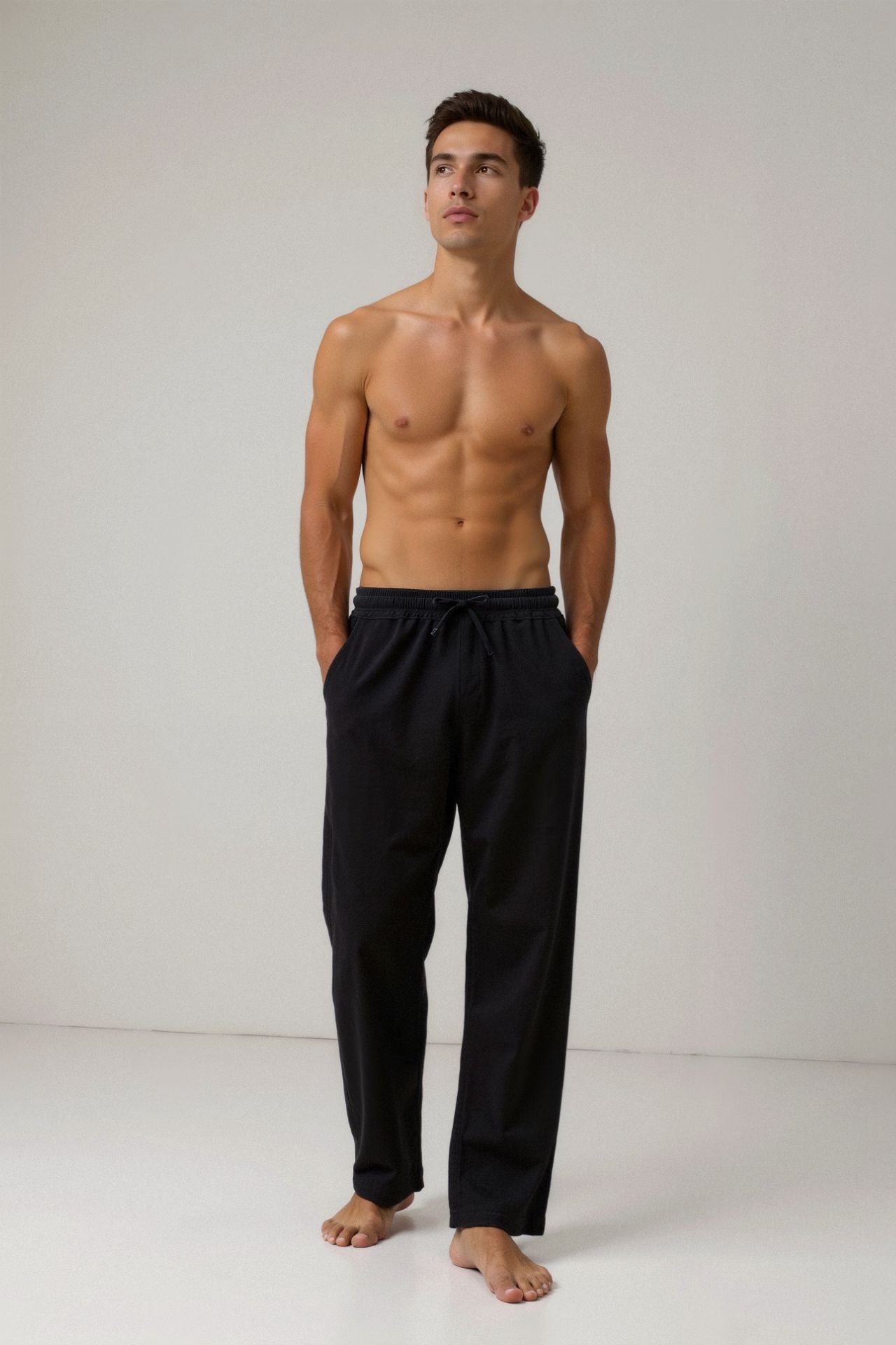 Belmont Cotton & Linen Blend Drawstring Pants