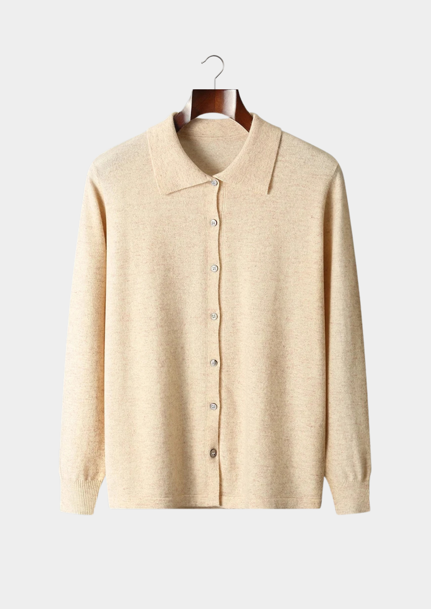 Belmont Cashmere Polo Sweater