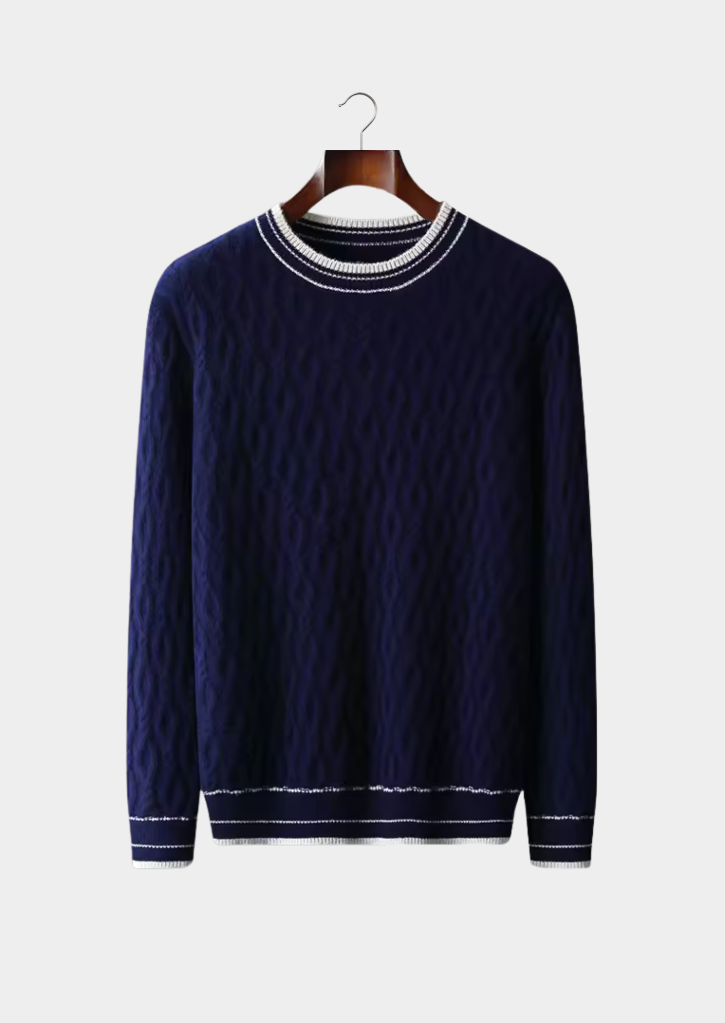 Belmont WOOL JACQUARD CREWNECK