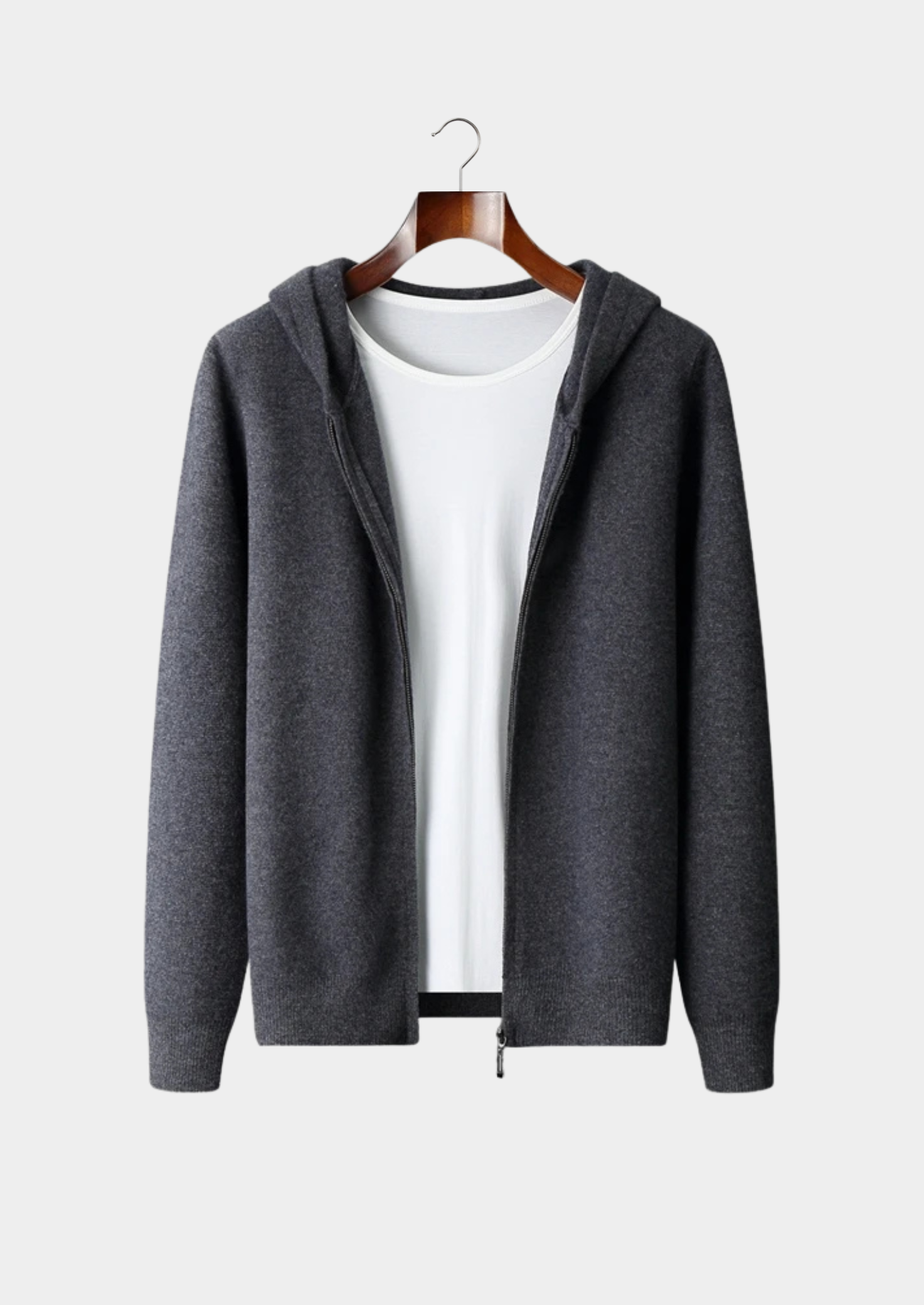 Belmont Cashmere Zip Hoodie