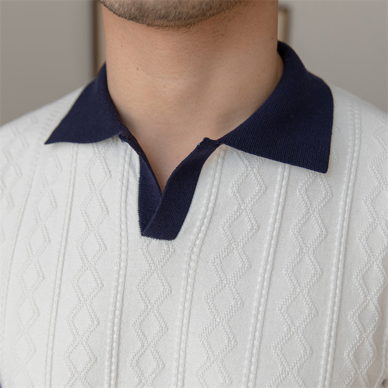 Belmont Buttonless Knitted Polo