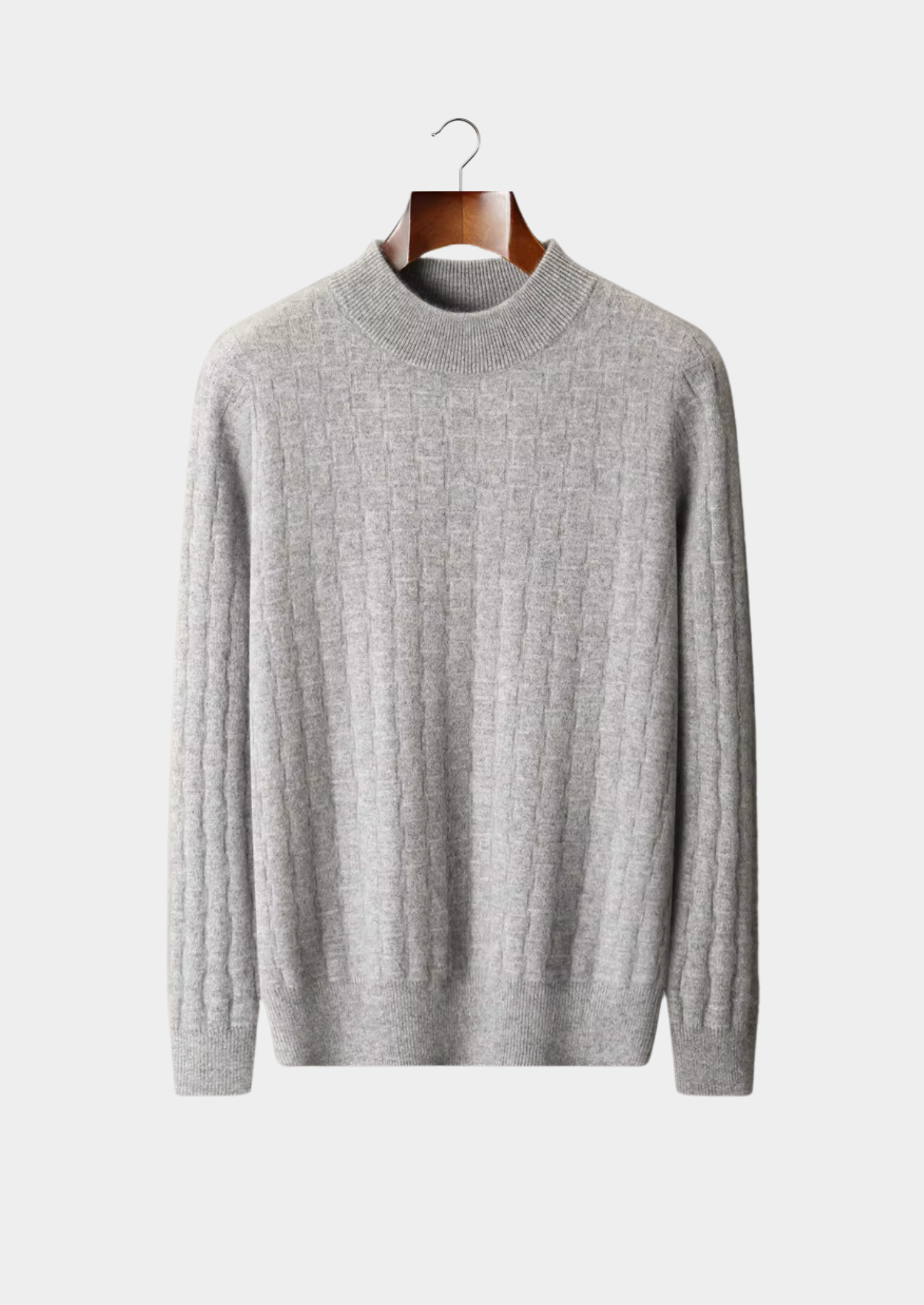 Belmont WOOL TEXTURED MOCKNECK