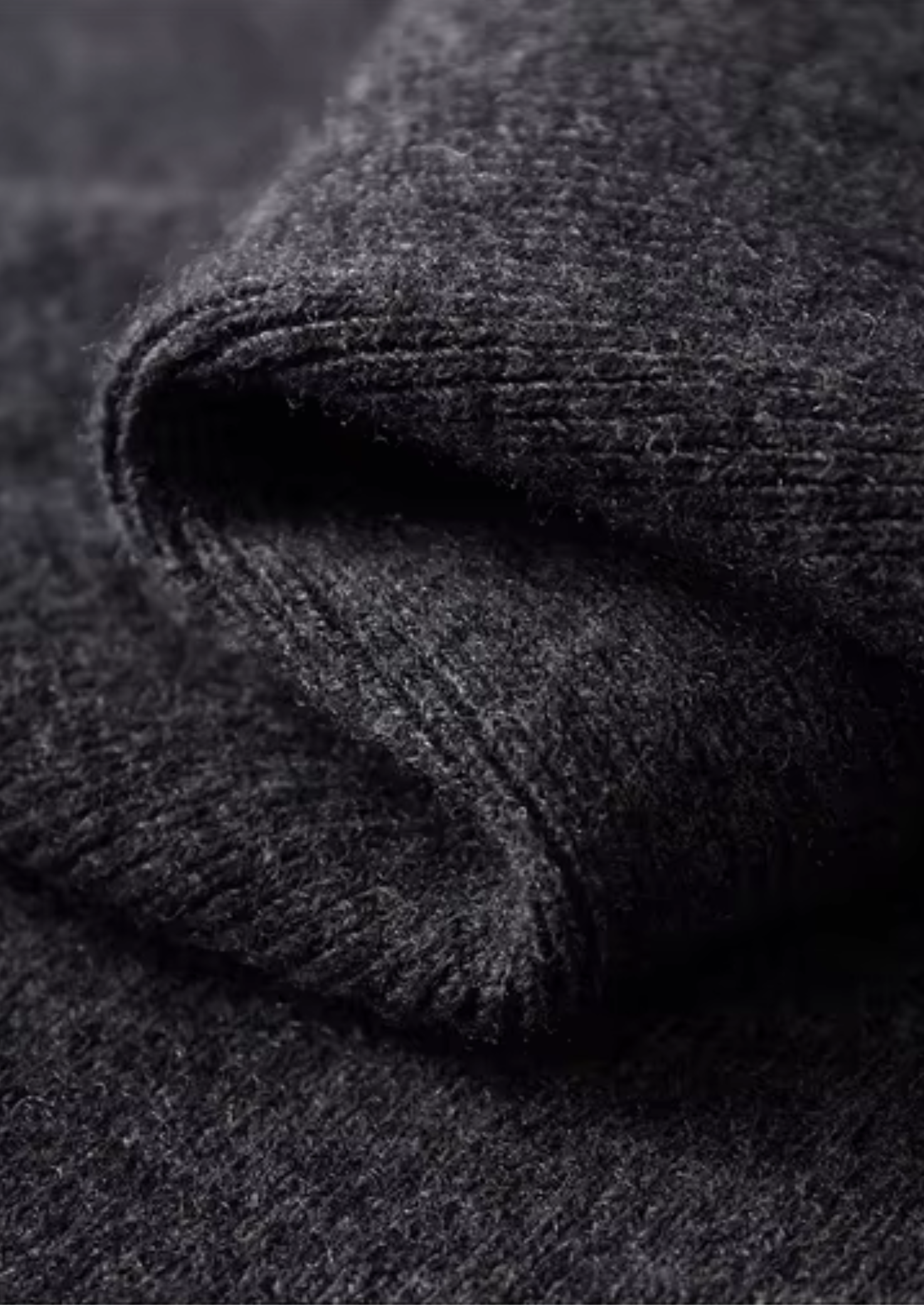 Belmont Wool Ribbed Polo Cardigan