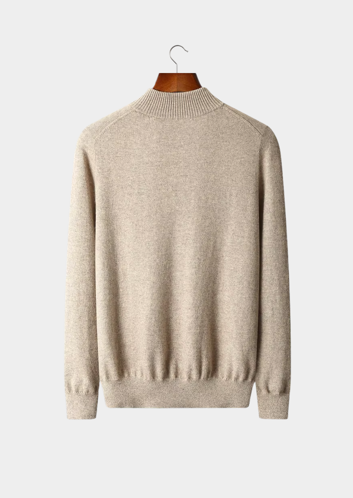 BELMONT WOOL HALF ZIP SWEATER