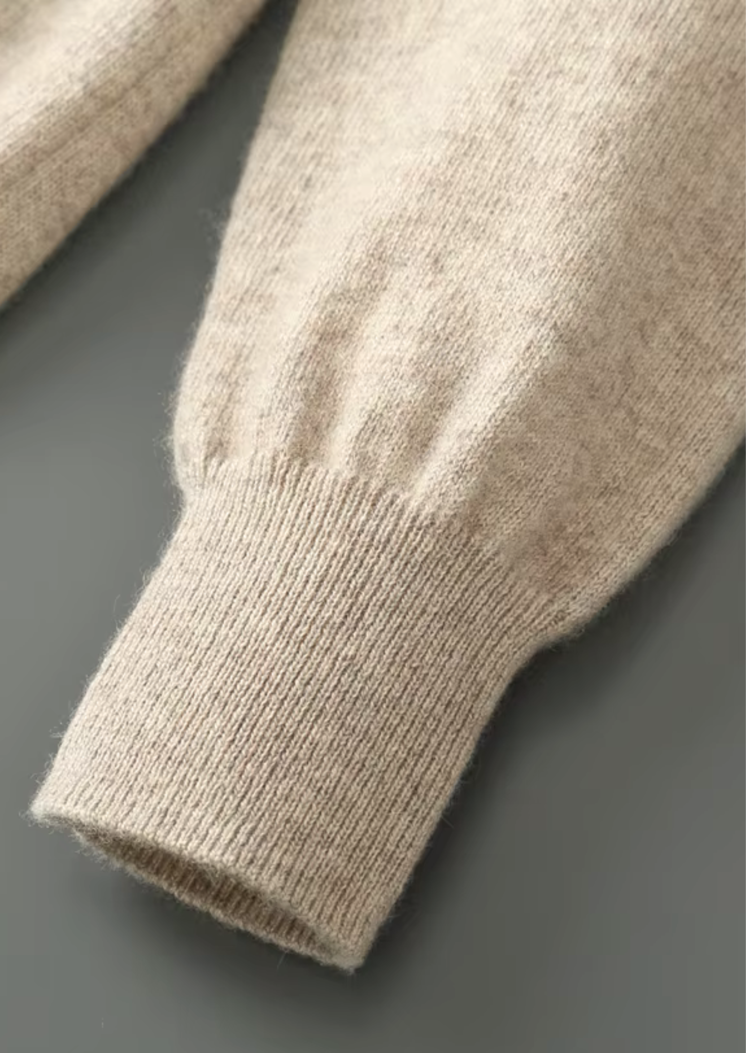 BELMONT WOOL HALF ZIP SWEATER