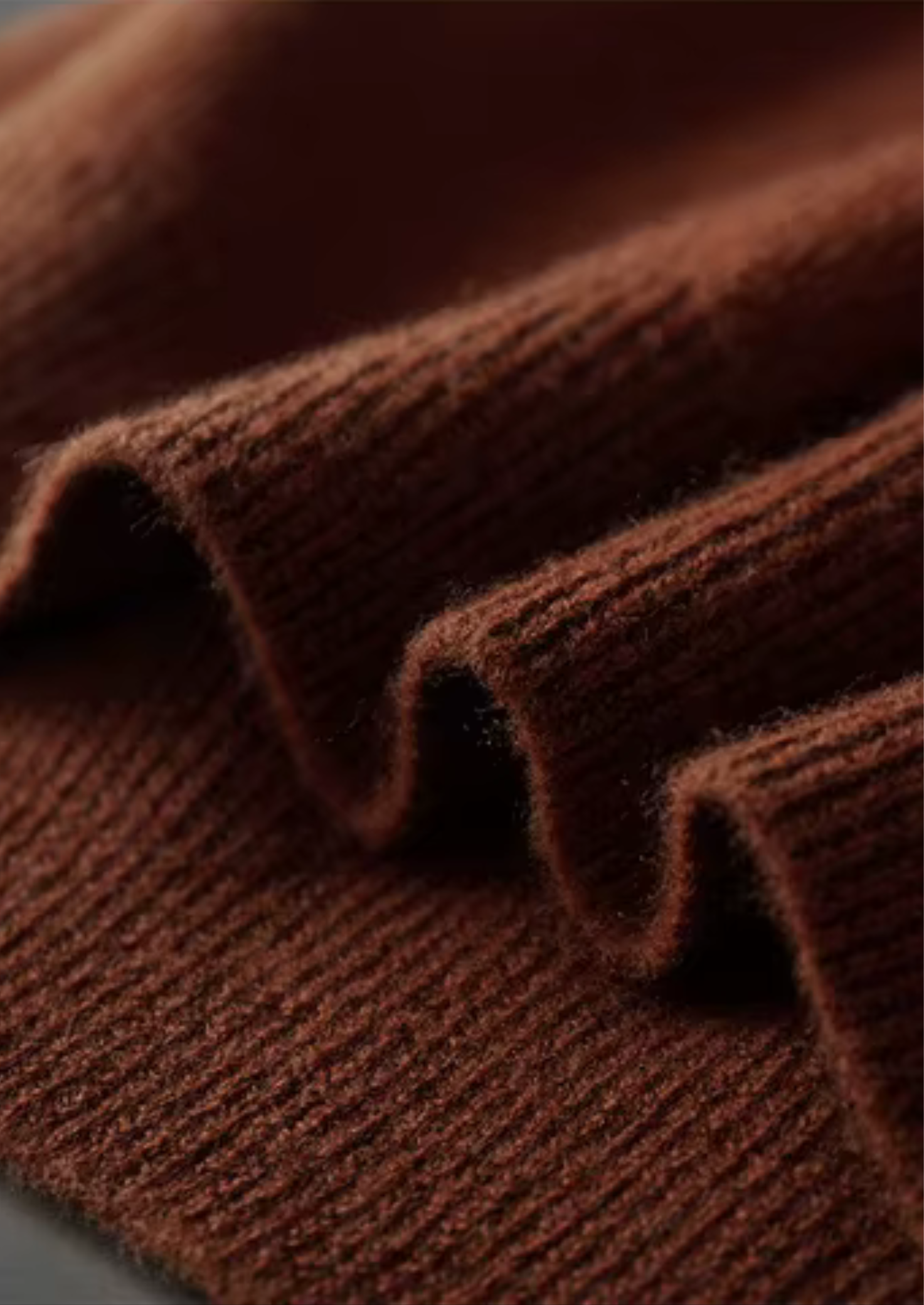 Belmont Wool Ribbed Buttonless