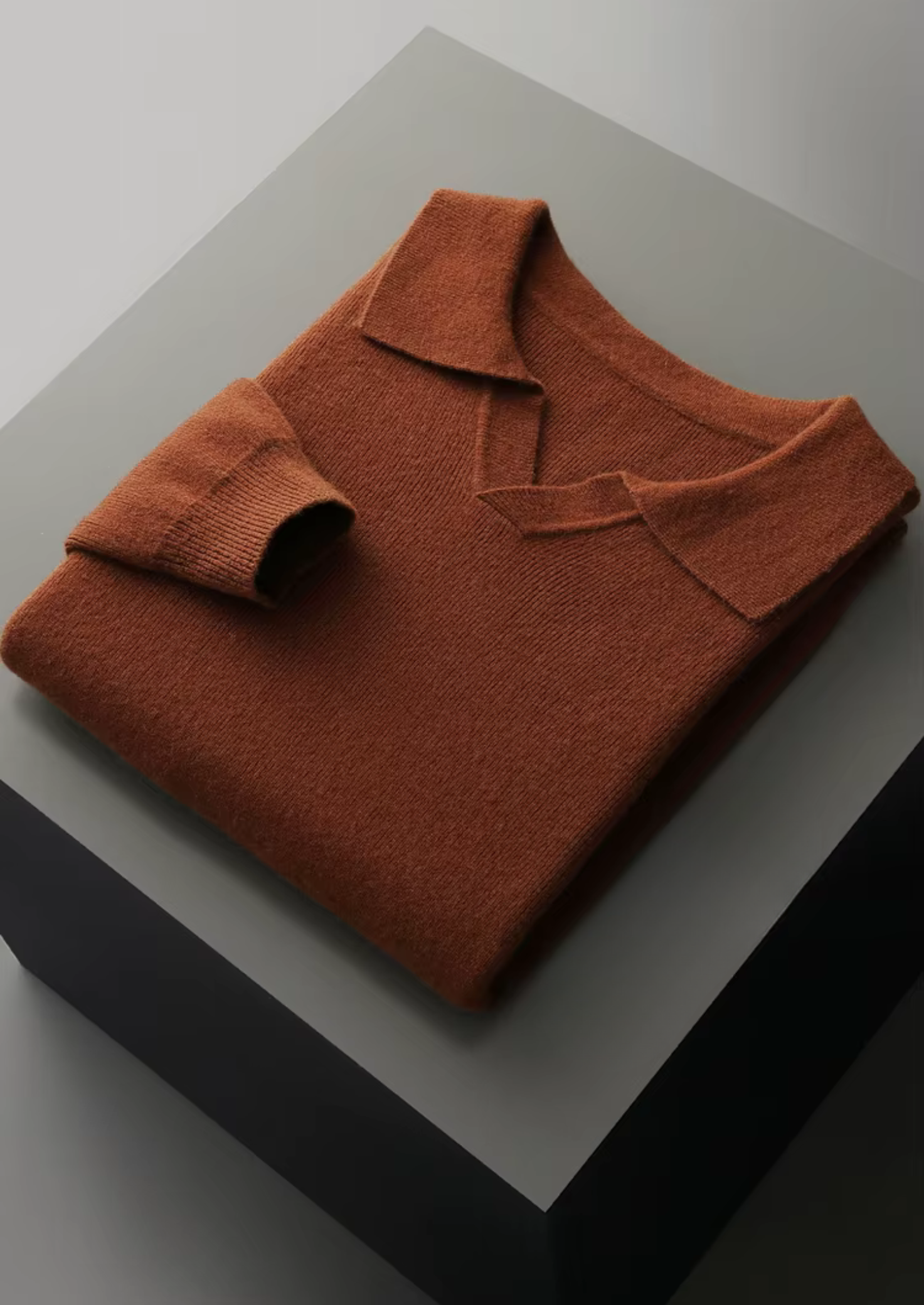 Belmont Wool Ribbed Buttonless