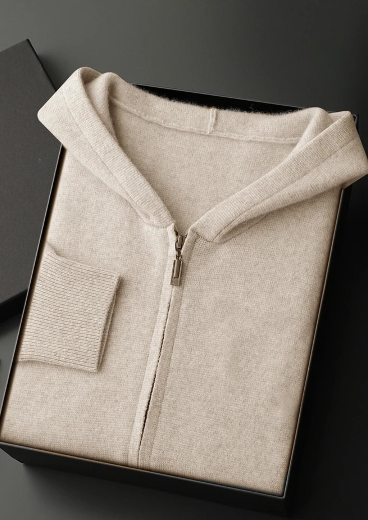 Belmont Cashmere Zip Hoodie