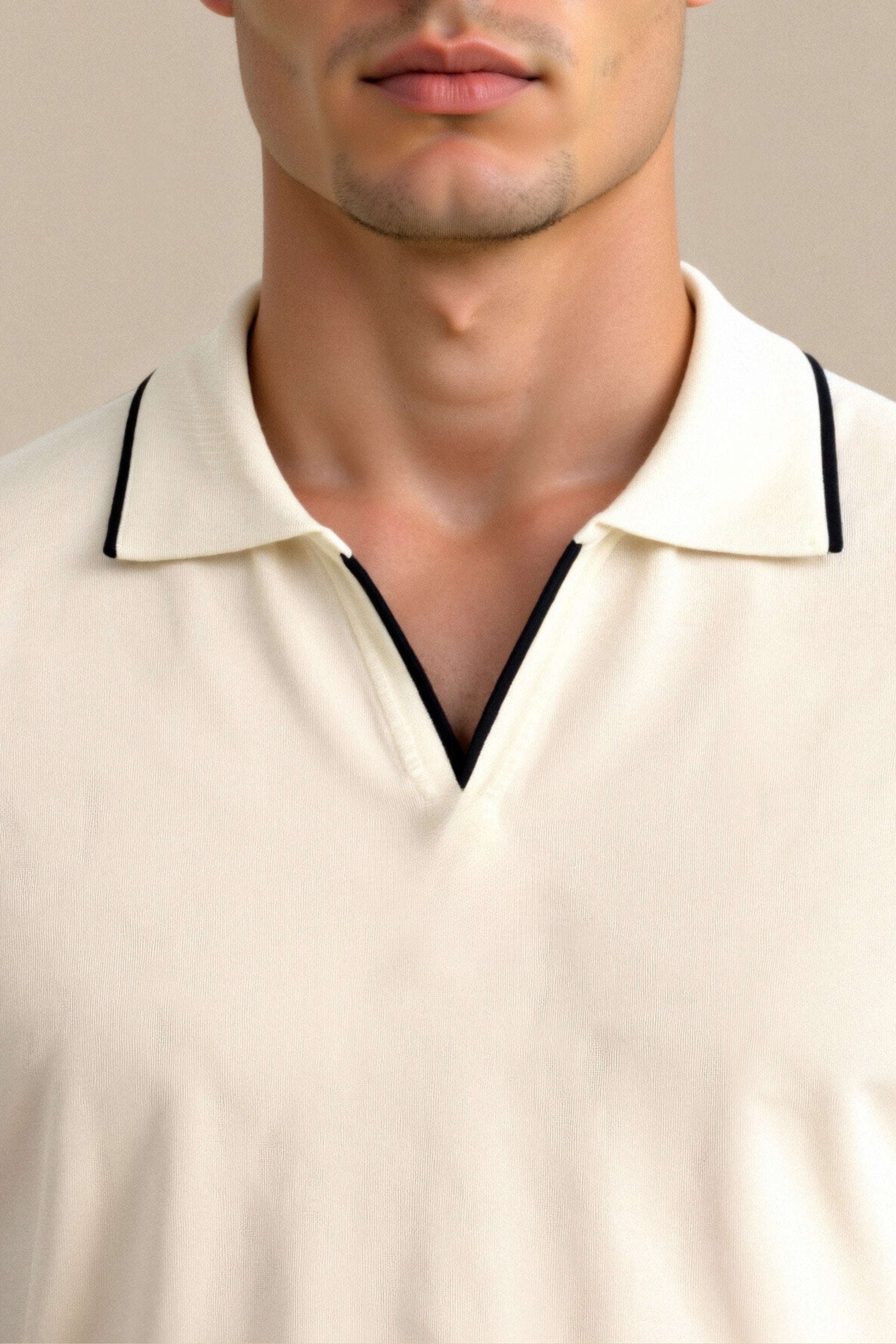 BELMONT Contrast Slim Fitted Polo