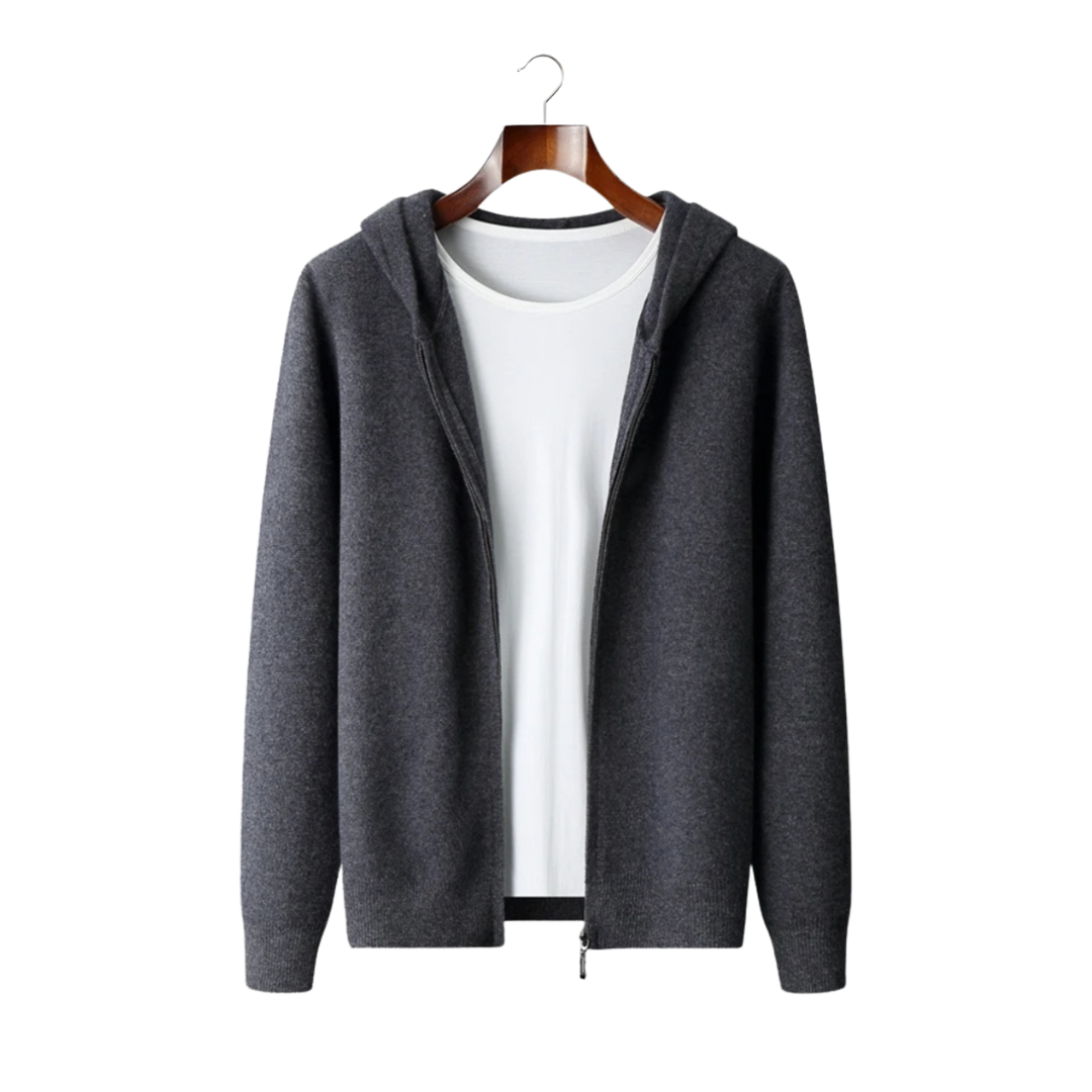 Belmont Cashmere Zip Hoodie