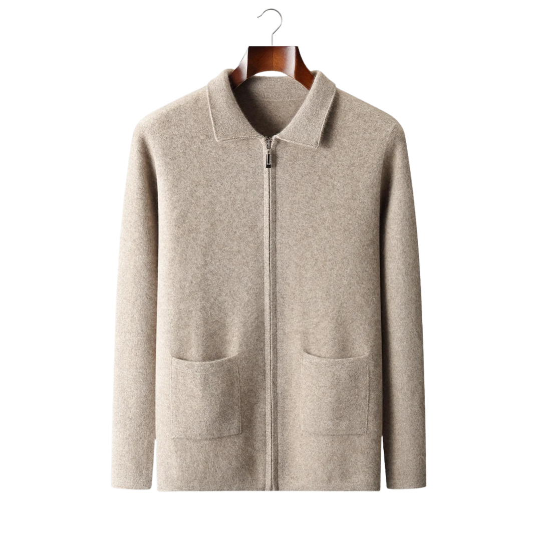 Belmont Cashmere Zipp Cardigan
