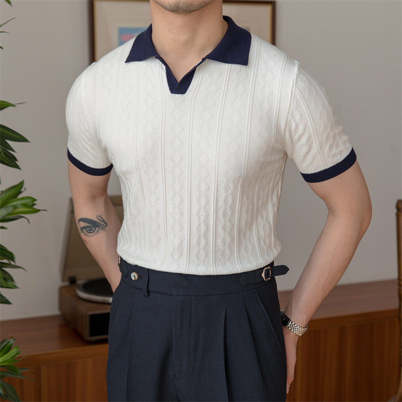 Belmont Buttonless Knitted Polo