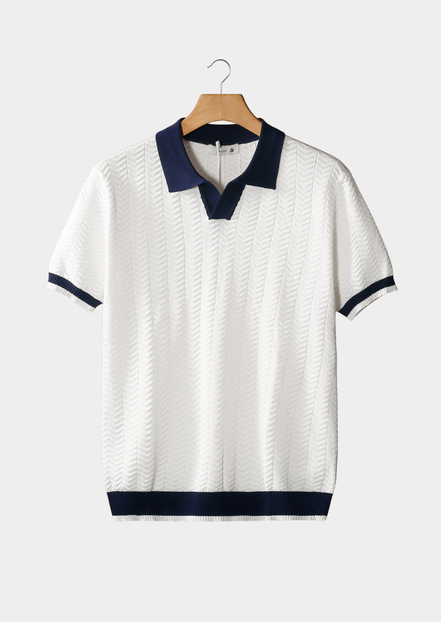 BELMONT CONTRAST TEXTURED POLO