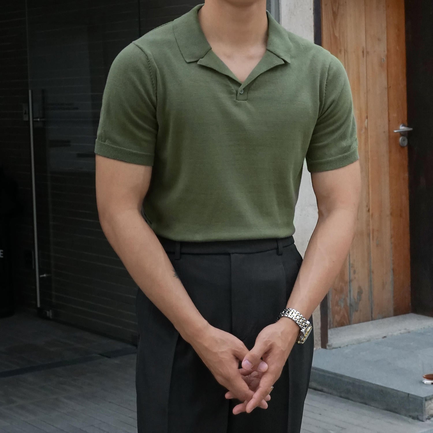 Belmont Fit Spread Collar Polo Shirt