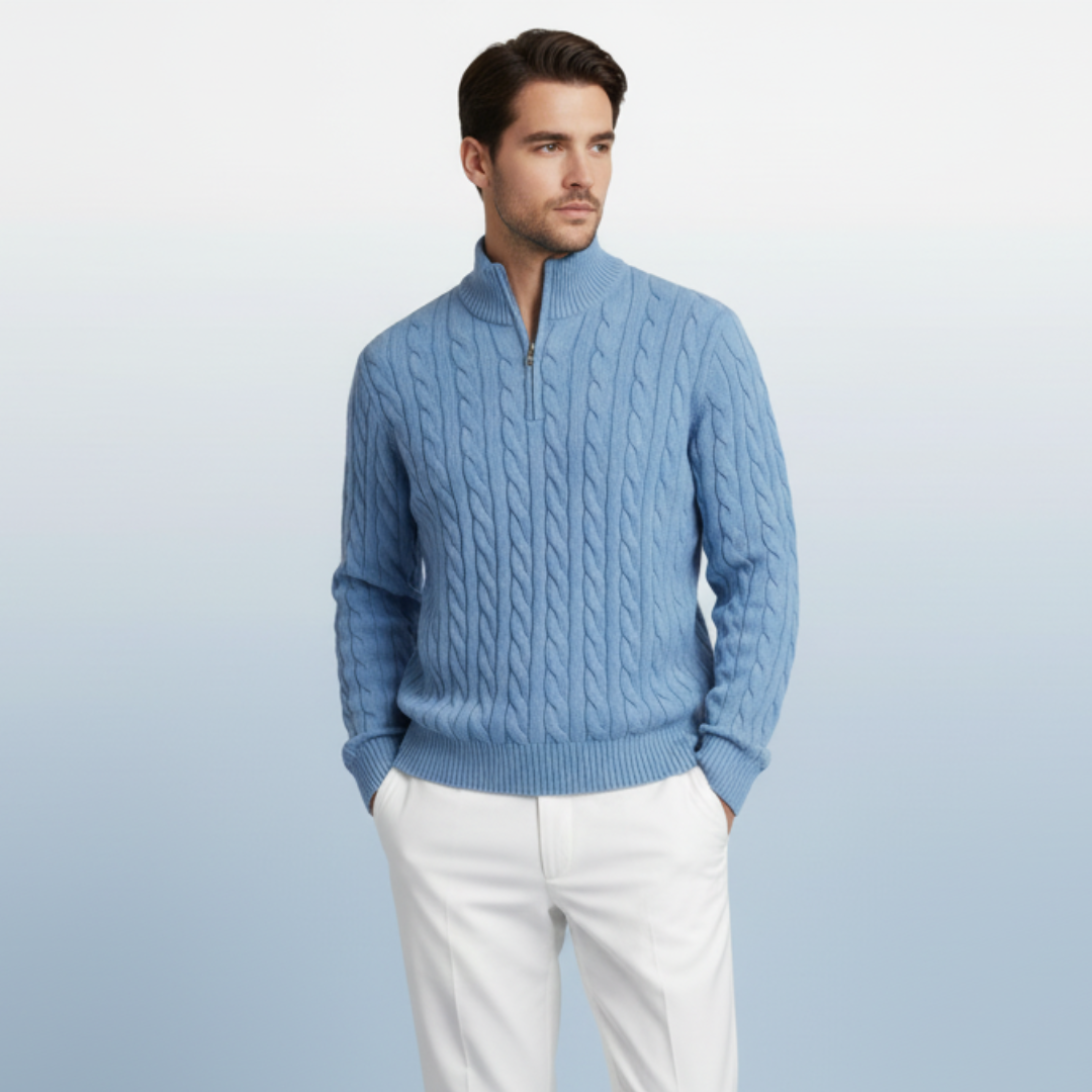 Belmont Constance Half Zip Sweater