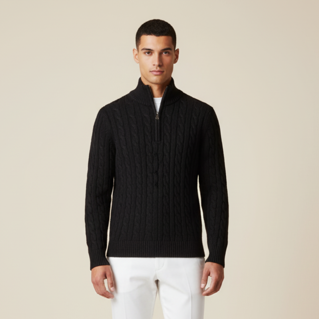 Belmont Constance Half Zip Sweater