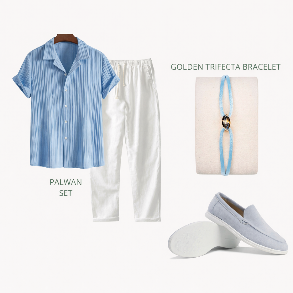 Belmont 4 piece set- Light Blue