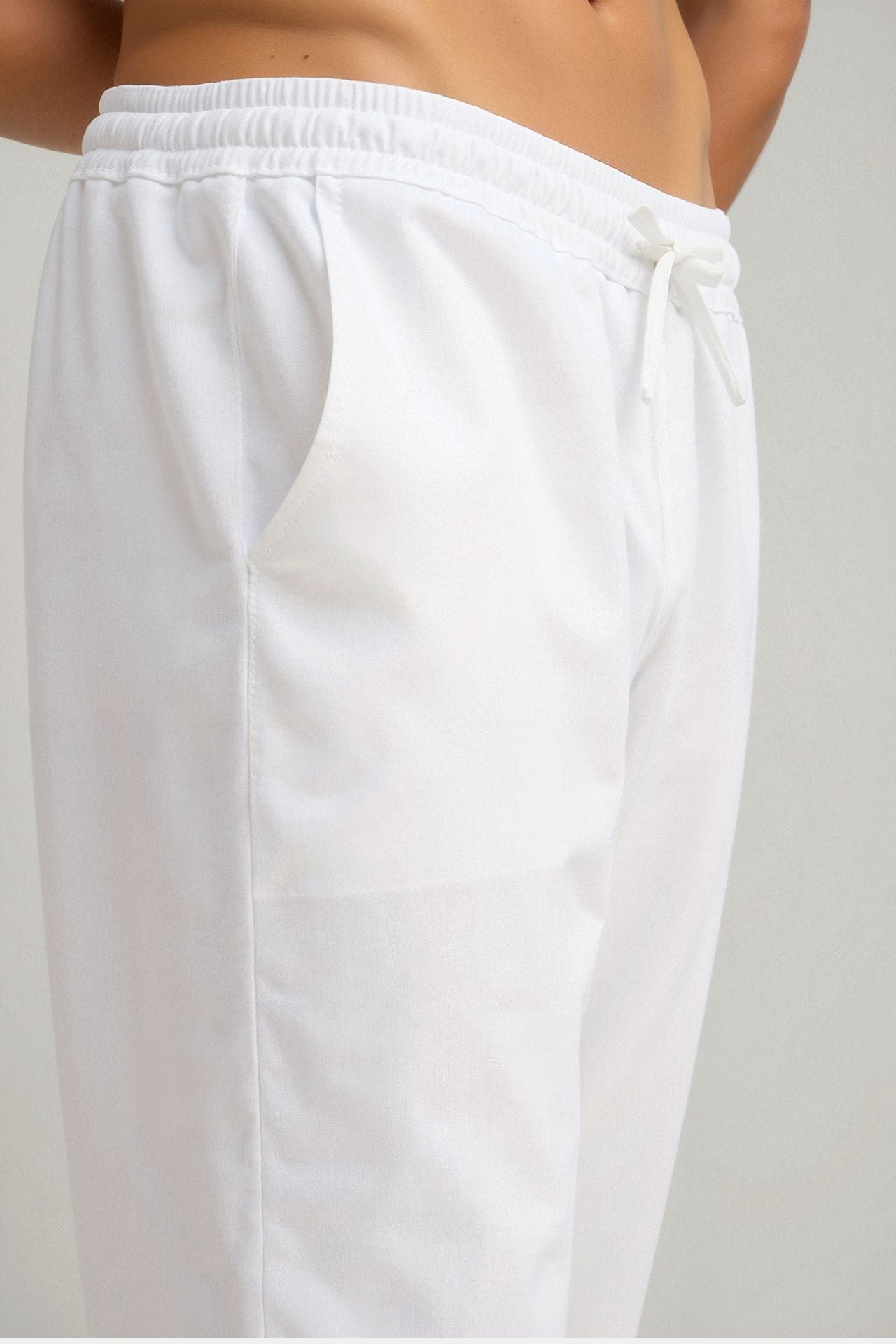 Belmont Cotton & Linen Blend Drawstring Pants