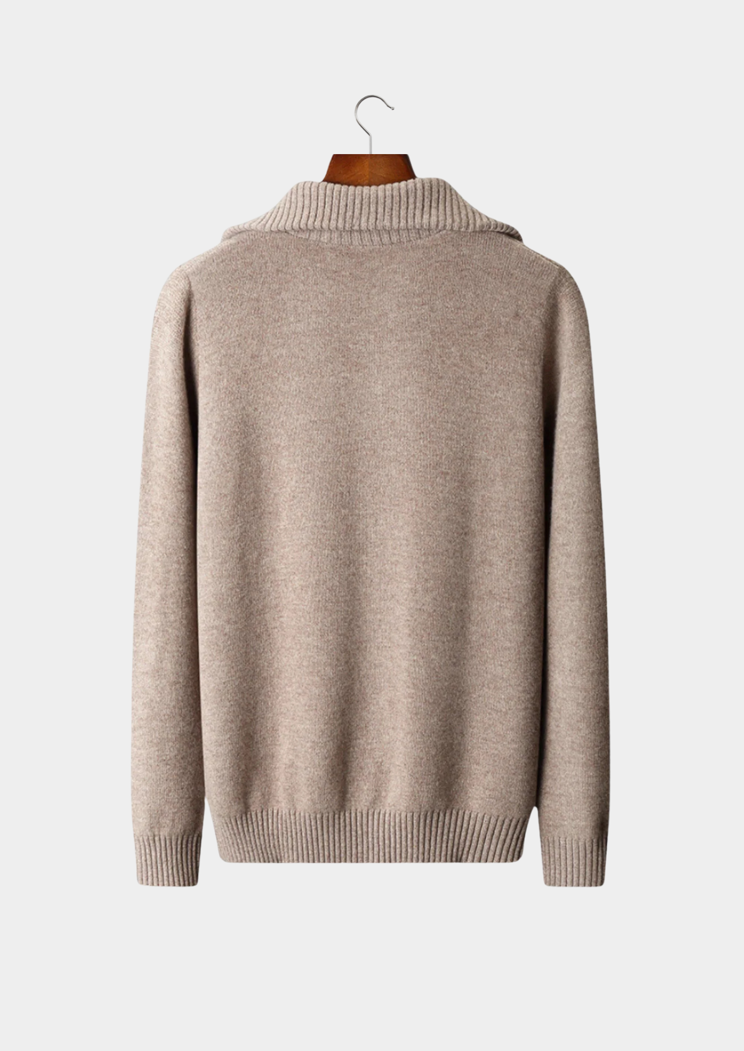 BELMONT WOOL QUARTER ZIP SWEATER