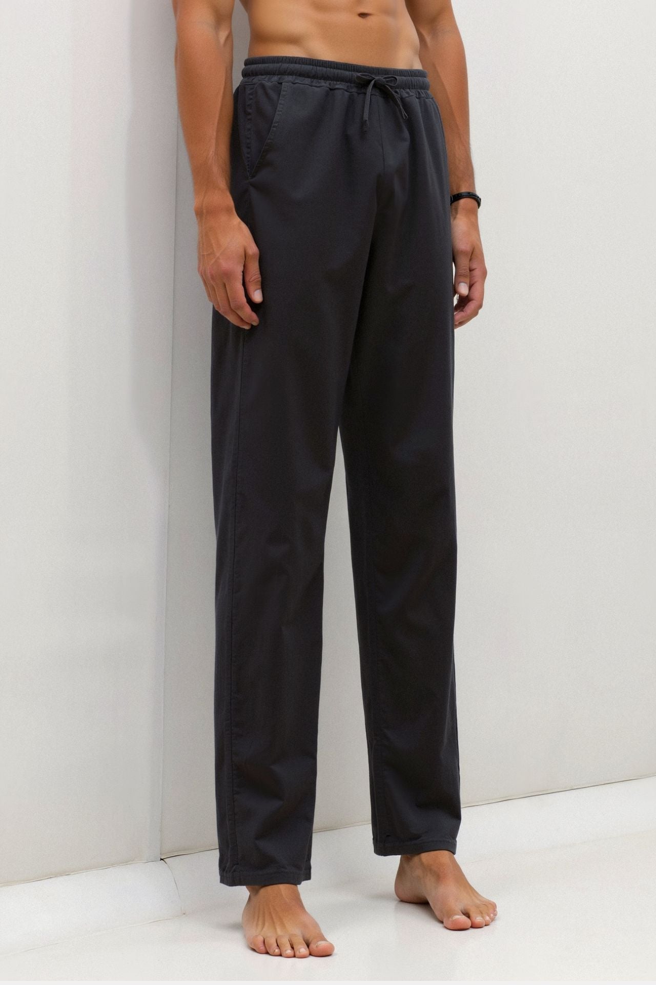 Belmont Cotton & Linen Blend Drawstring Pants