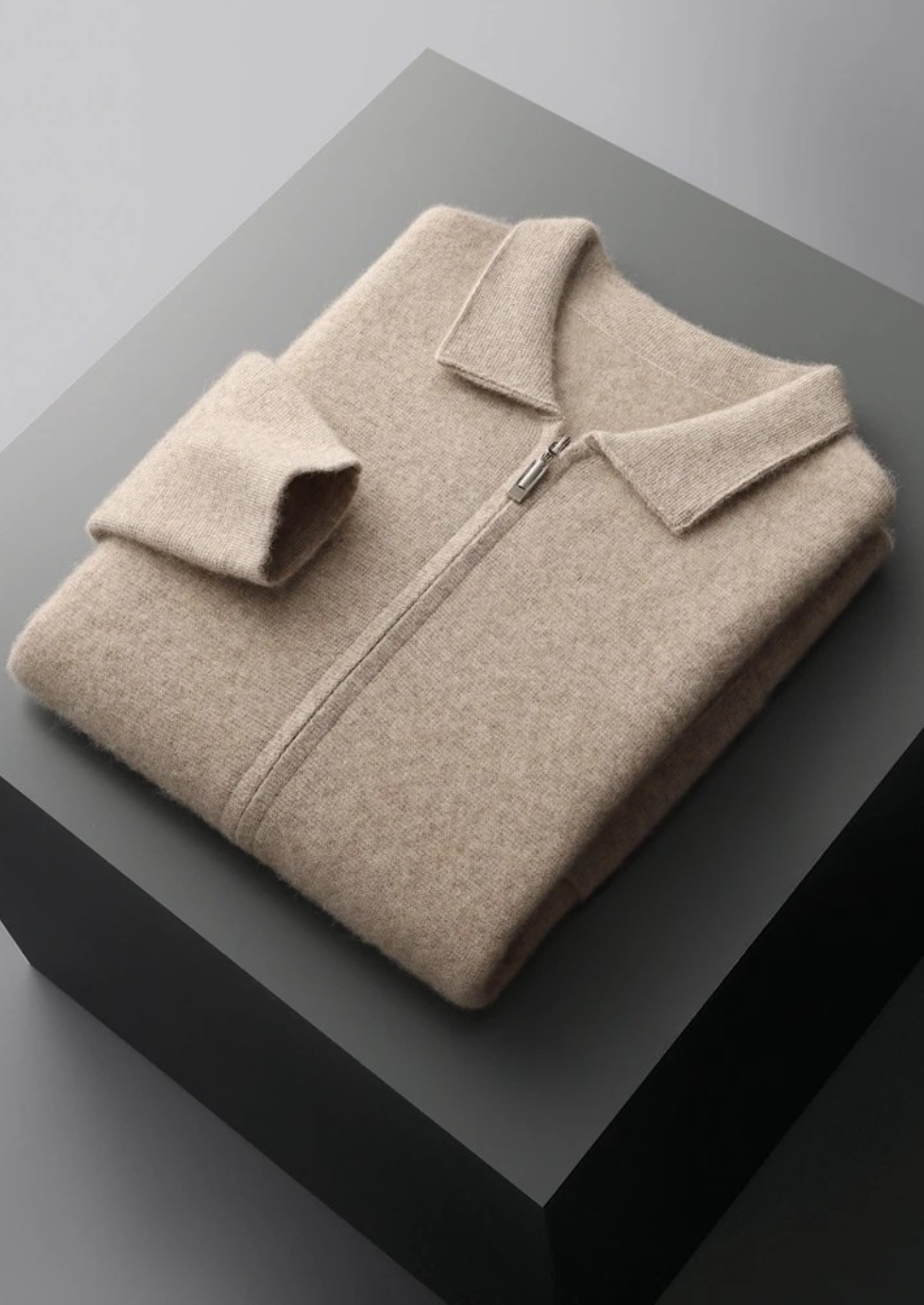 Belmont Cashmere Zipp Cardigan