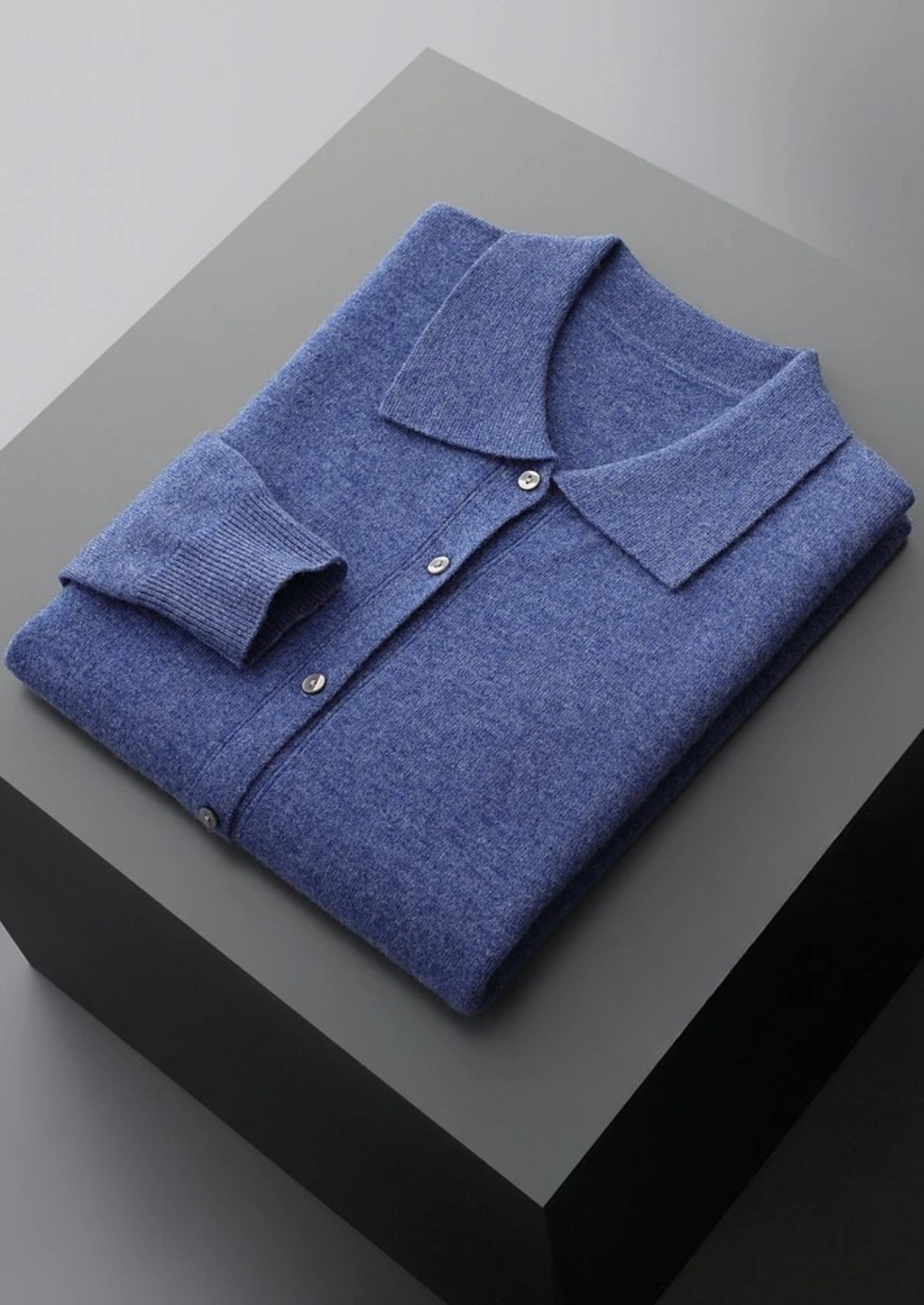 Belmont Cashmere Polo Sweater