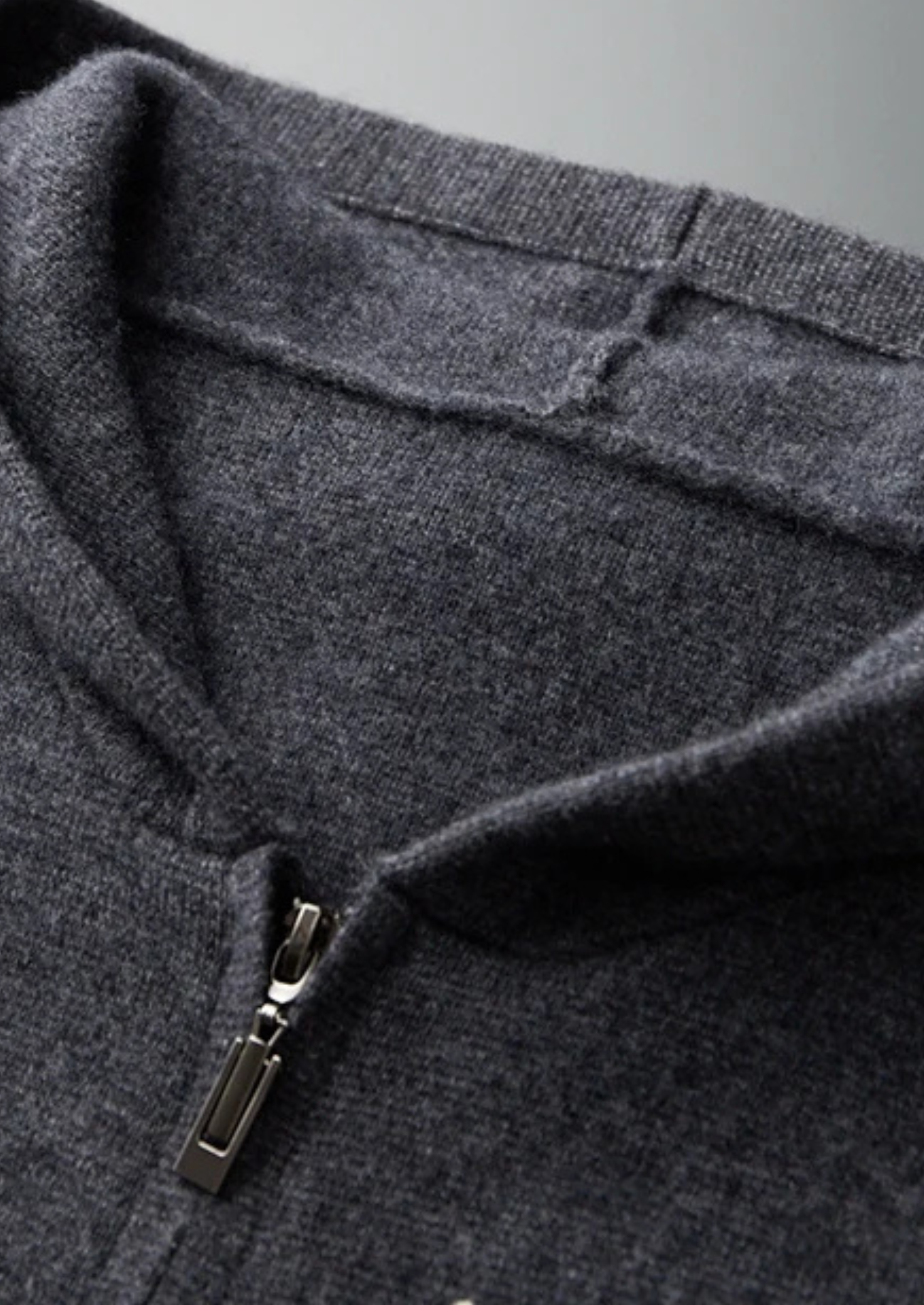 Belmont Cashmere Zip  Hoodie