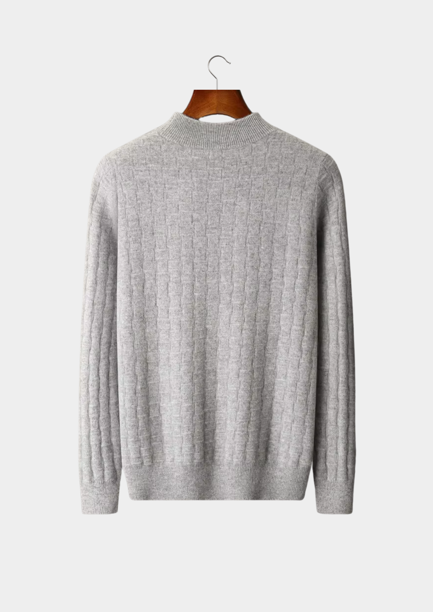 Belmont  WOOL TEXTURED MOCKNECK