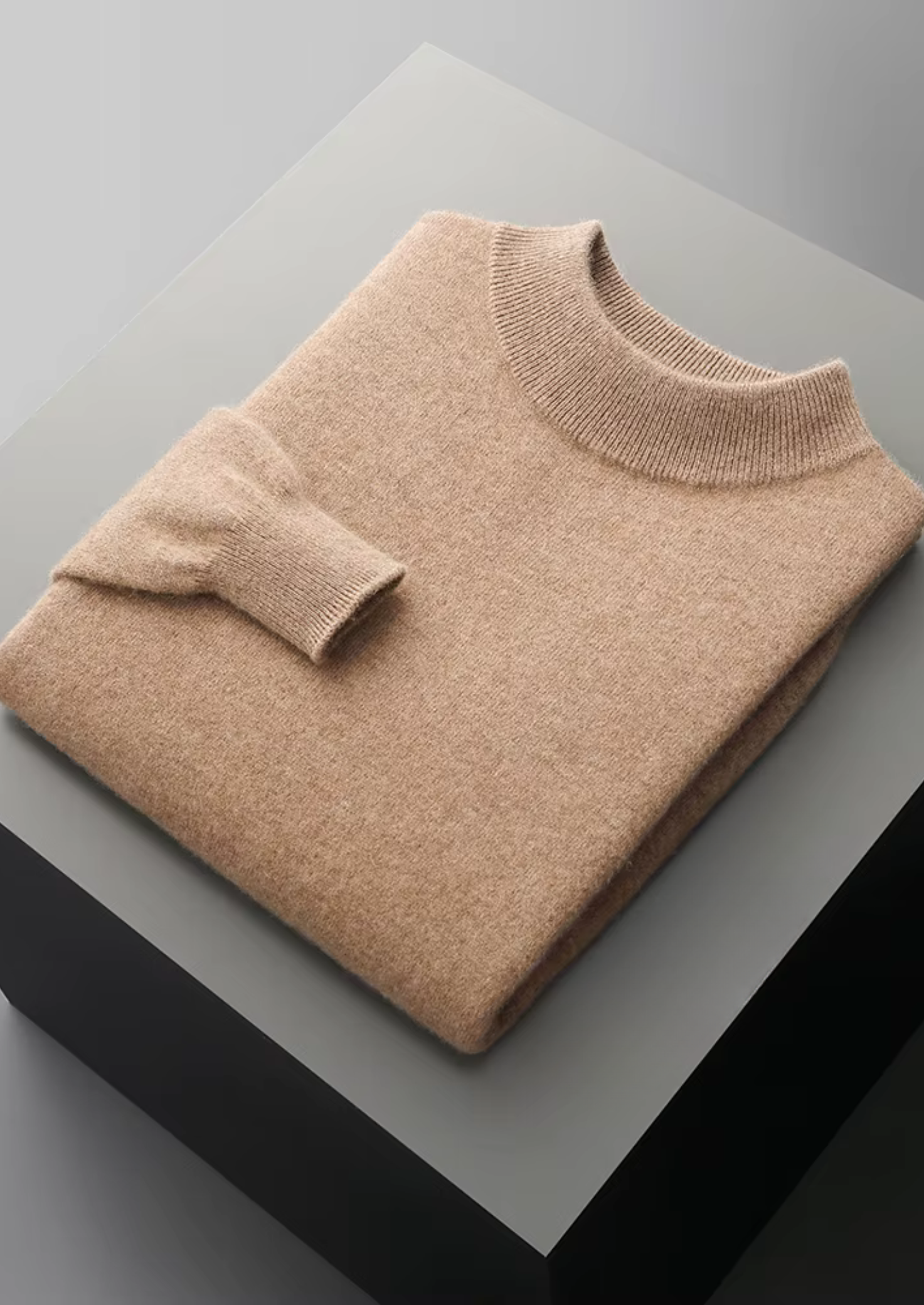 Belmont Wool Classic Mockneck Sweater