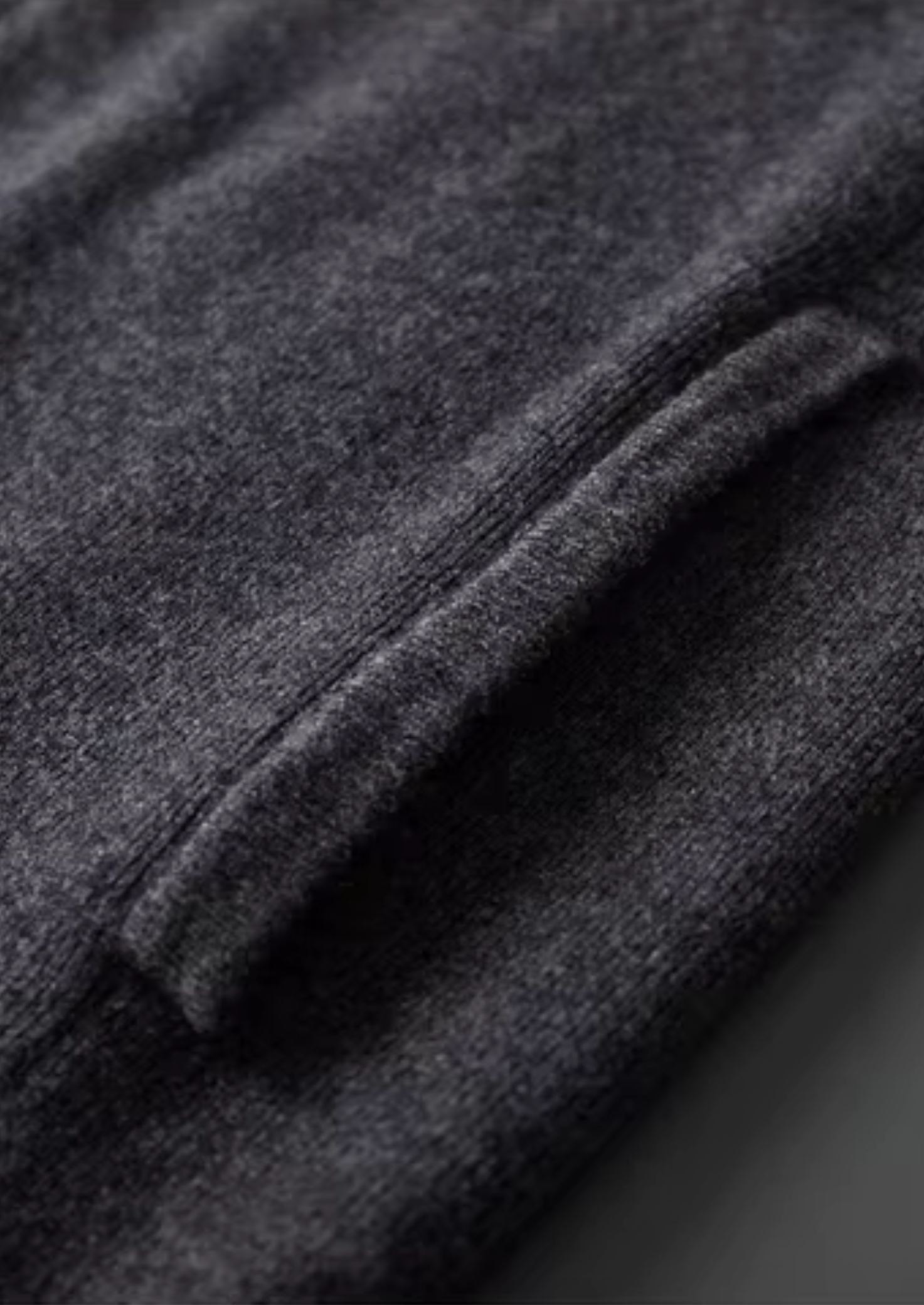 Belmont Wool Ribbed Polo Cardigan