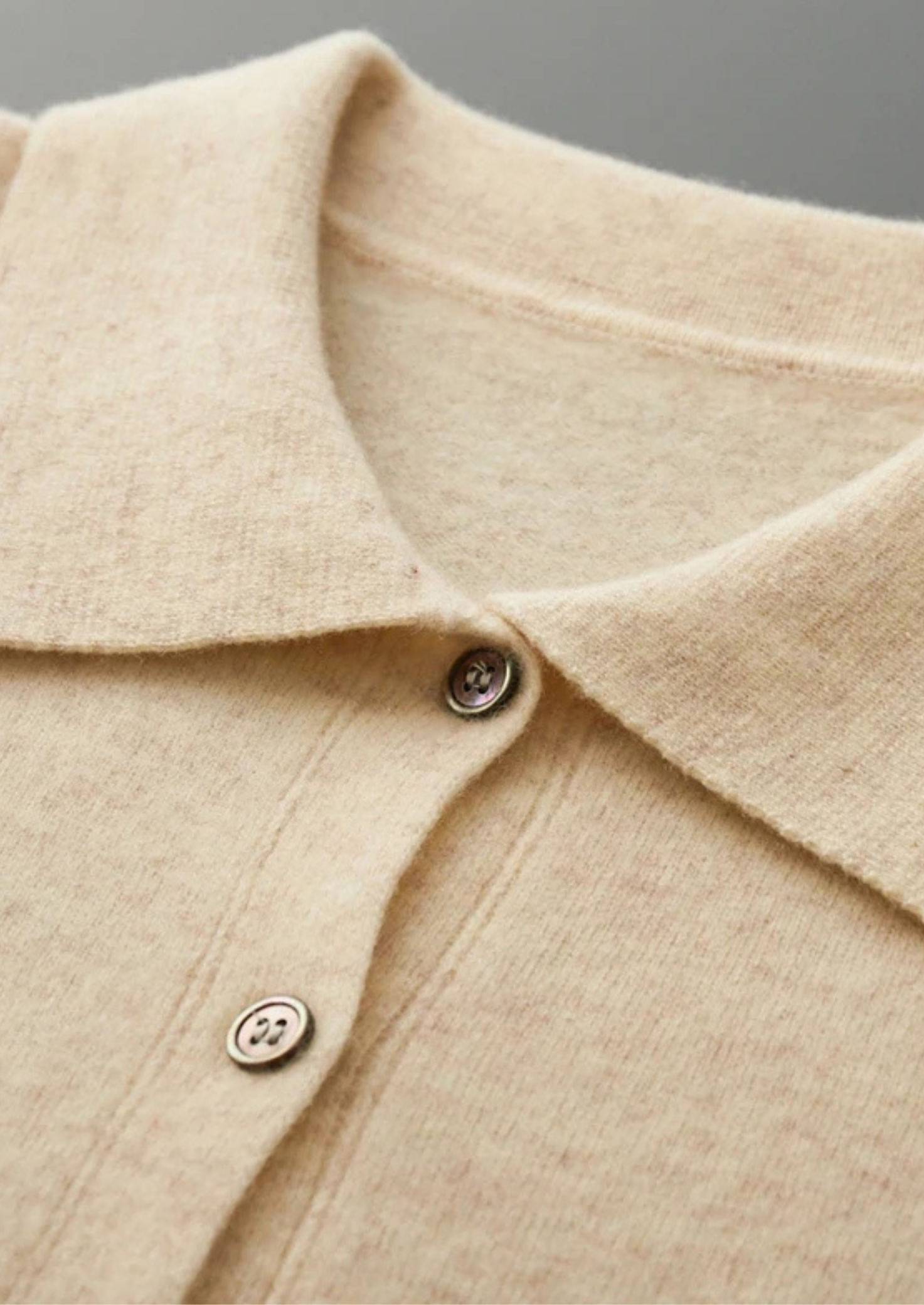 Belmont Cashmere Polo Sweater