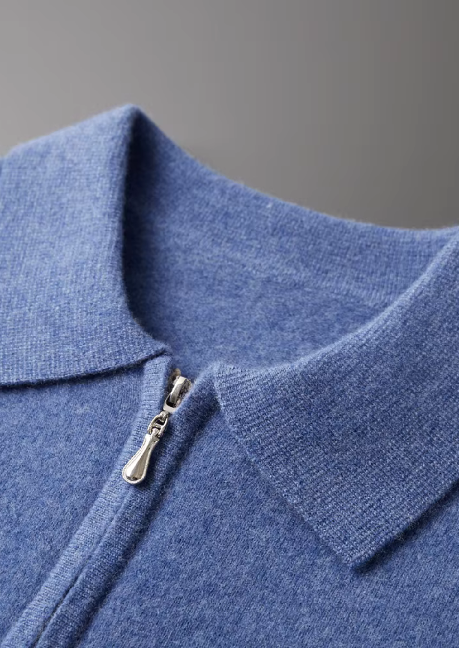 Belmont WOOL HALF ZIP POLO