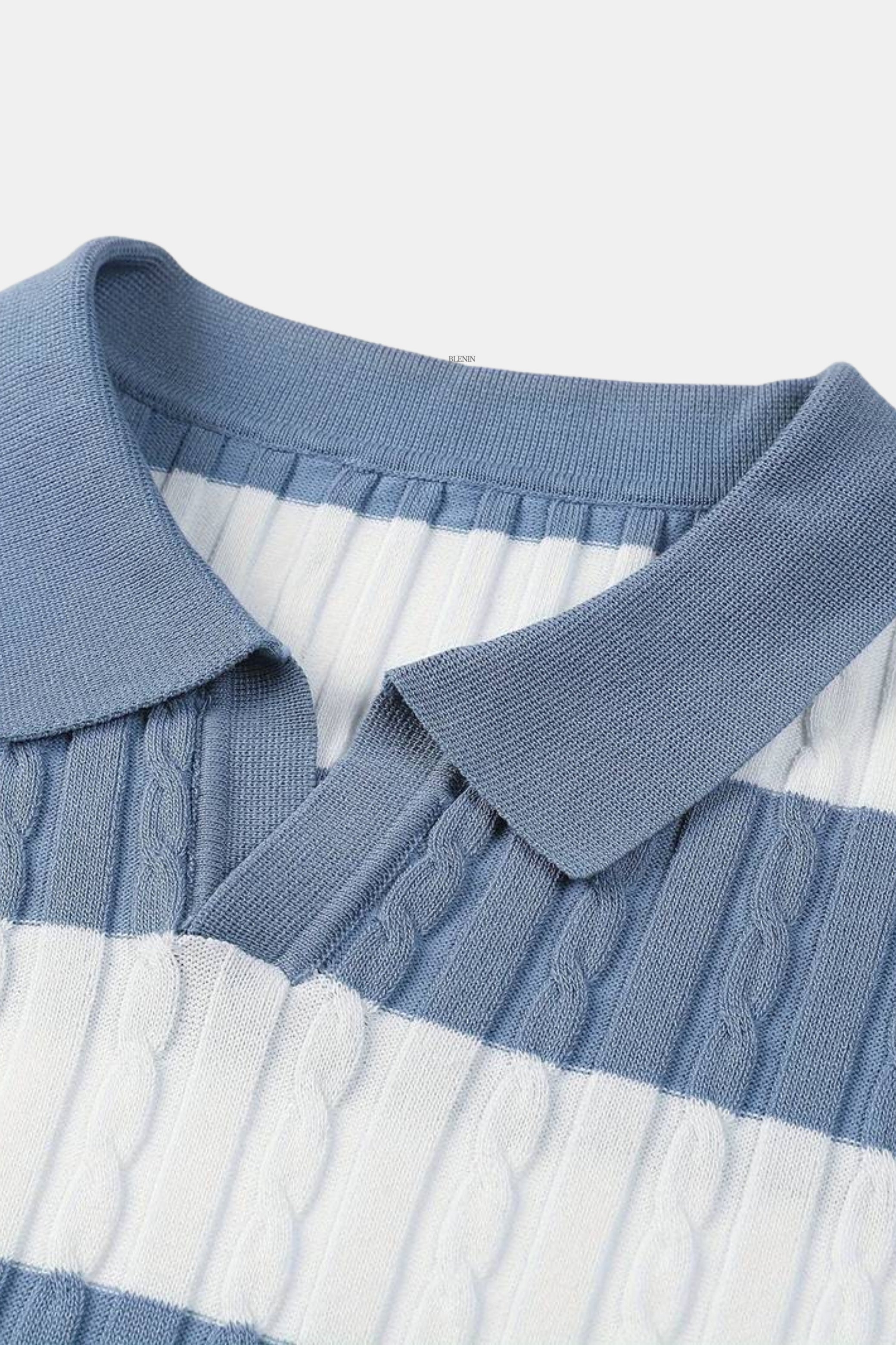Belmont  White Stripe Polo