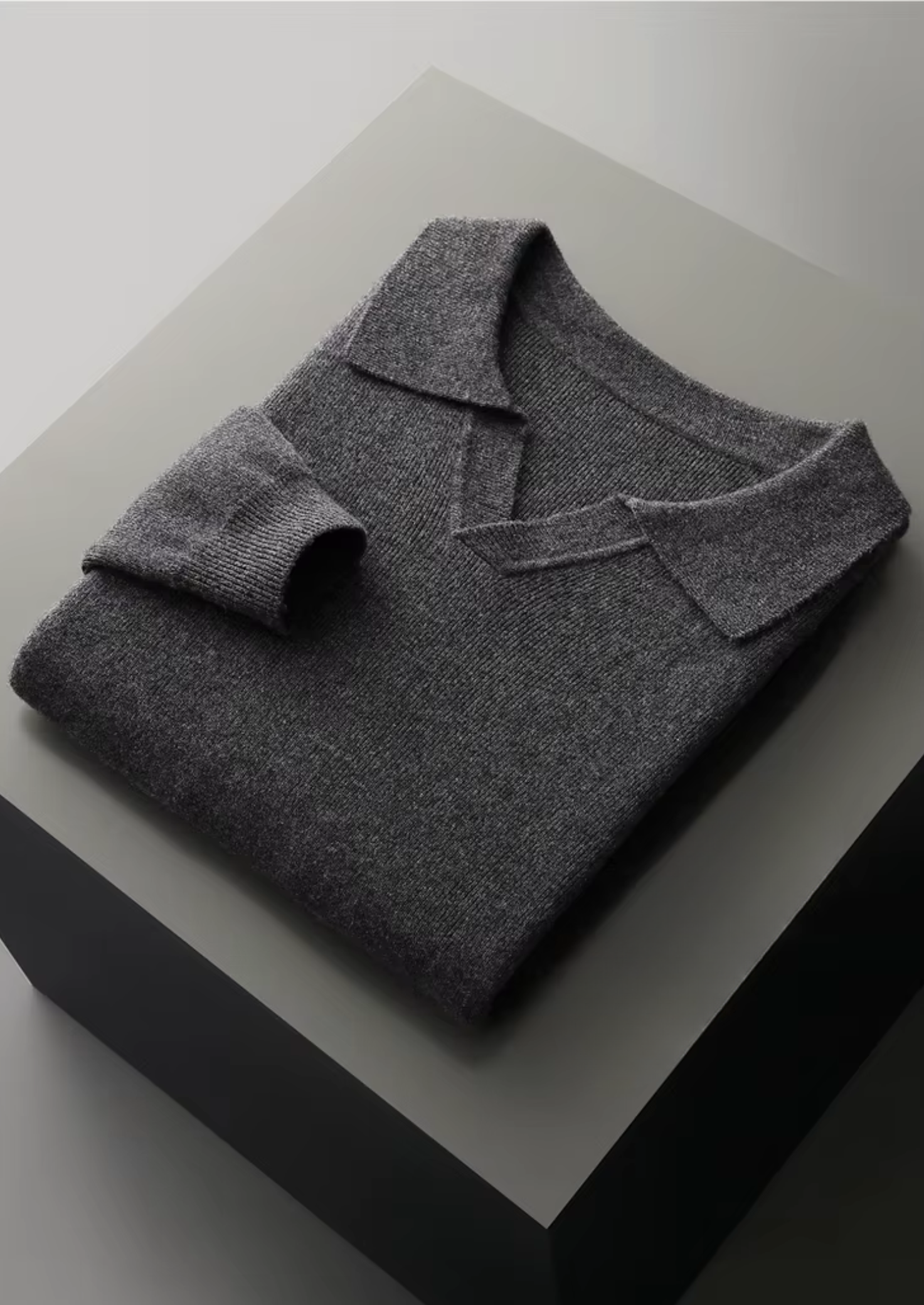 Belmont Wool Ribbed Buttonless