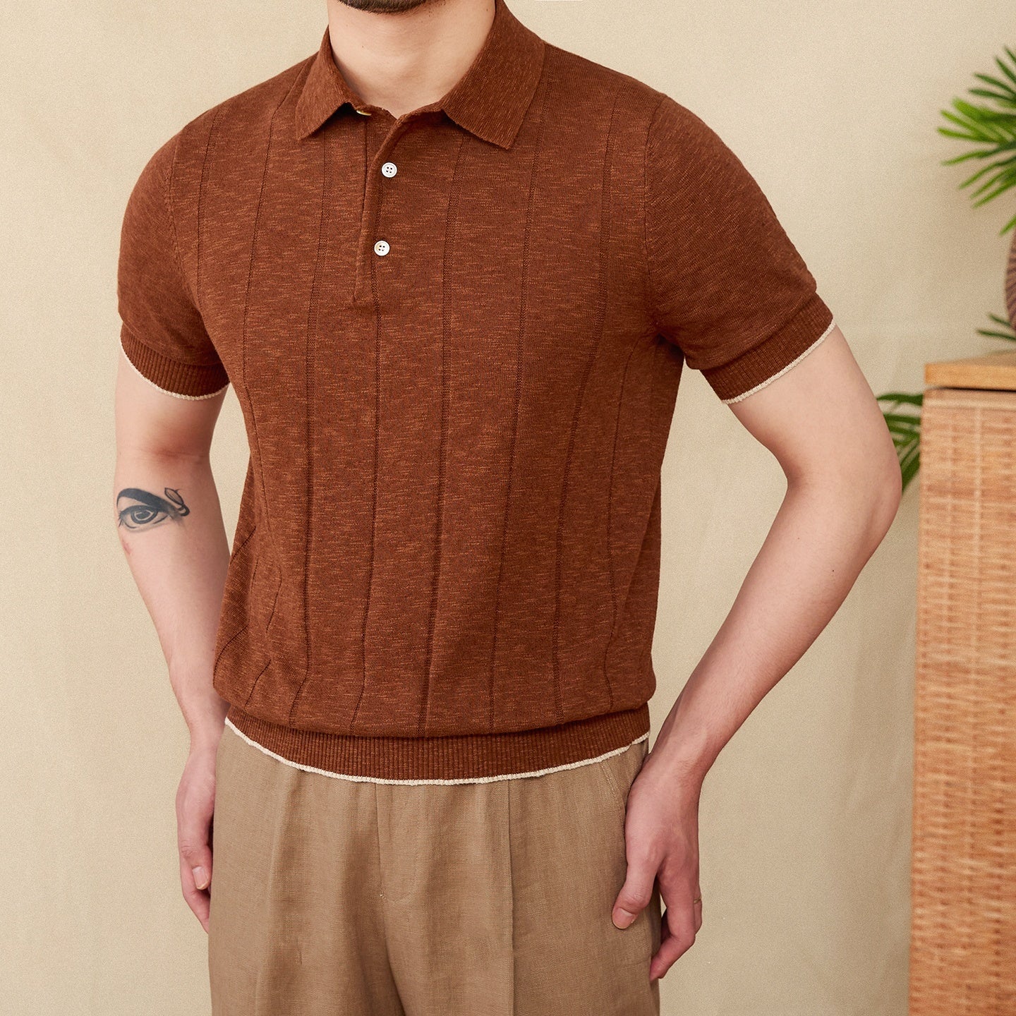 Belmont Cotton Blend Short Sleeve Polo Shirt