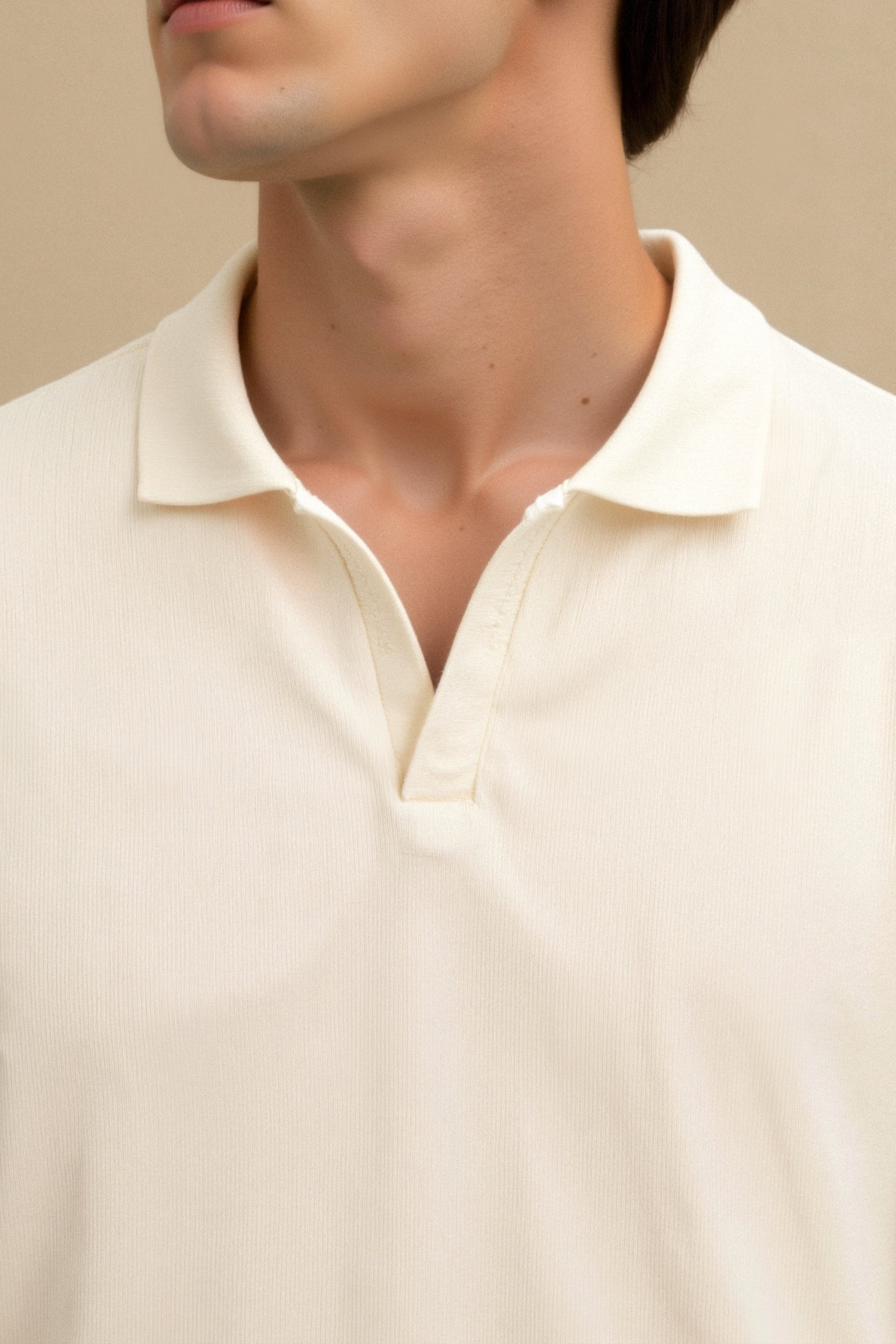 Belmont Woolen Structure Polo T-Shirt