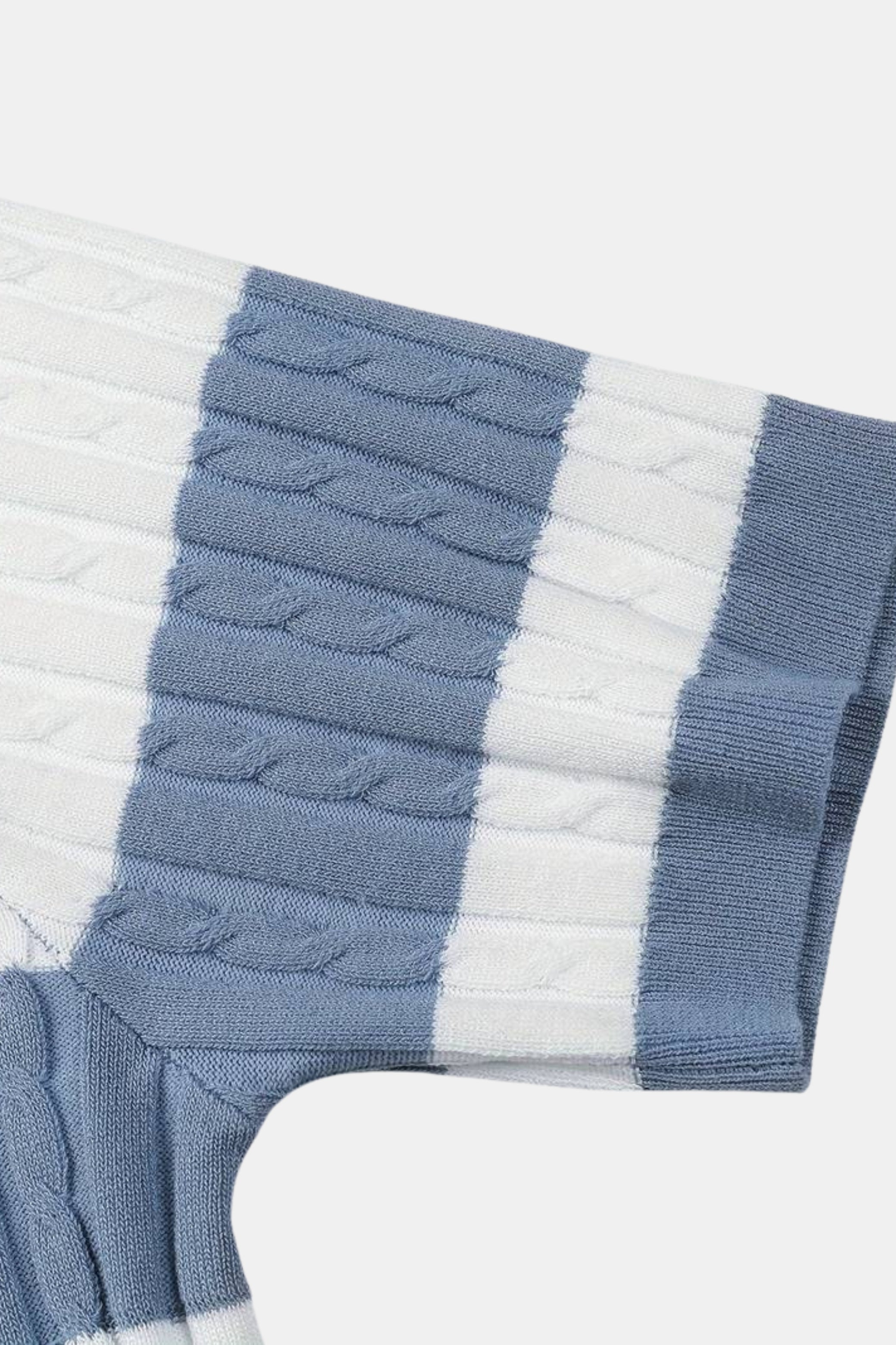 BELMONT White Stripe Polo