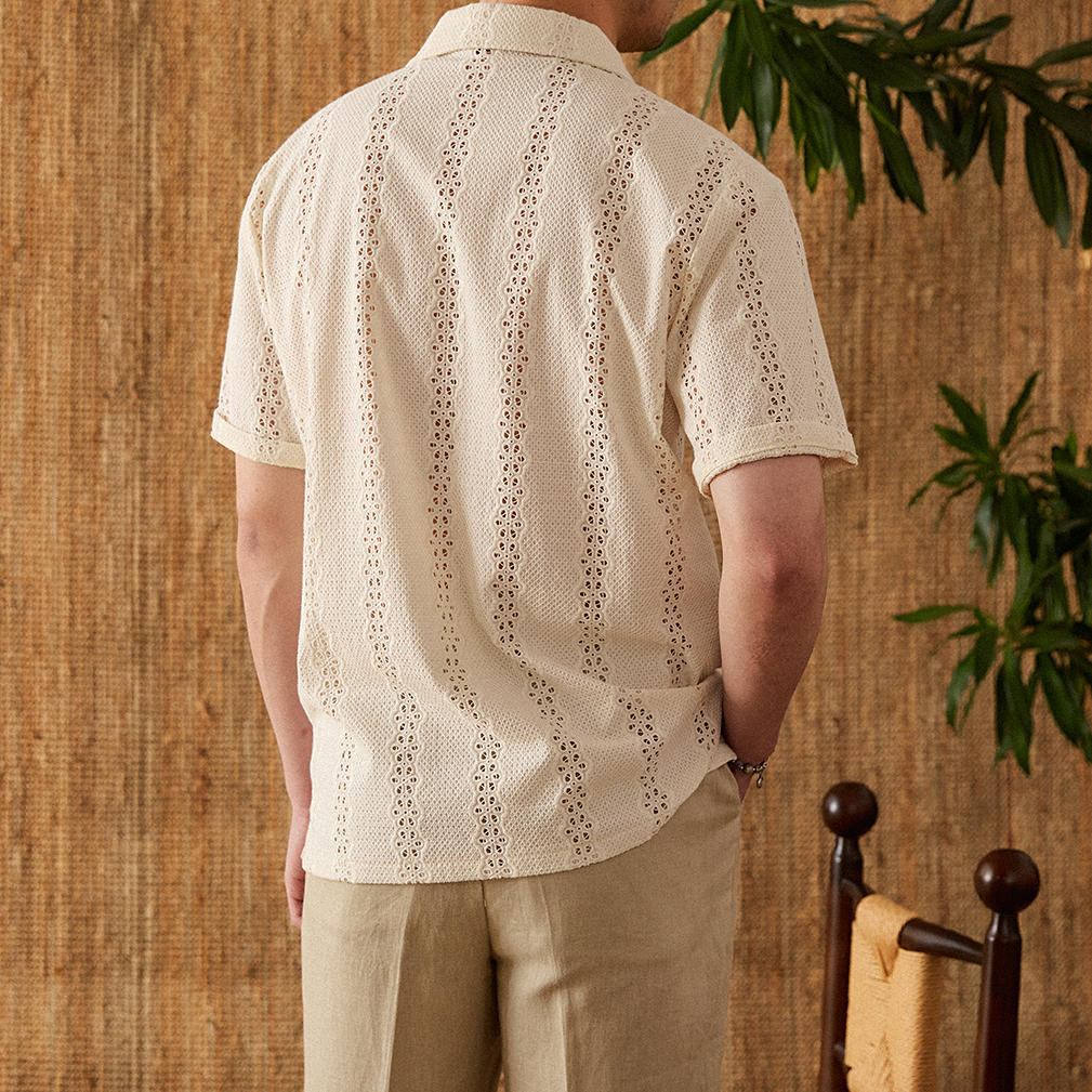 Belmont Cotton Knit Short Sleeve Polo Shirt