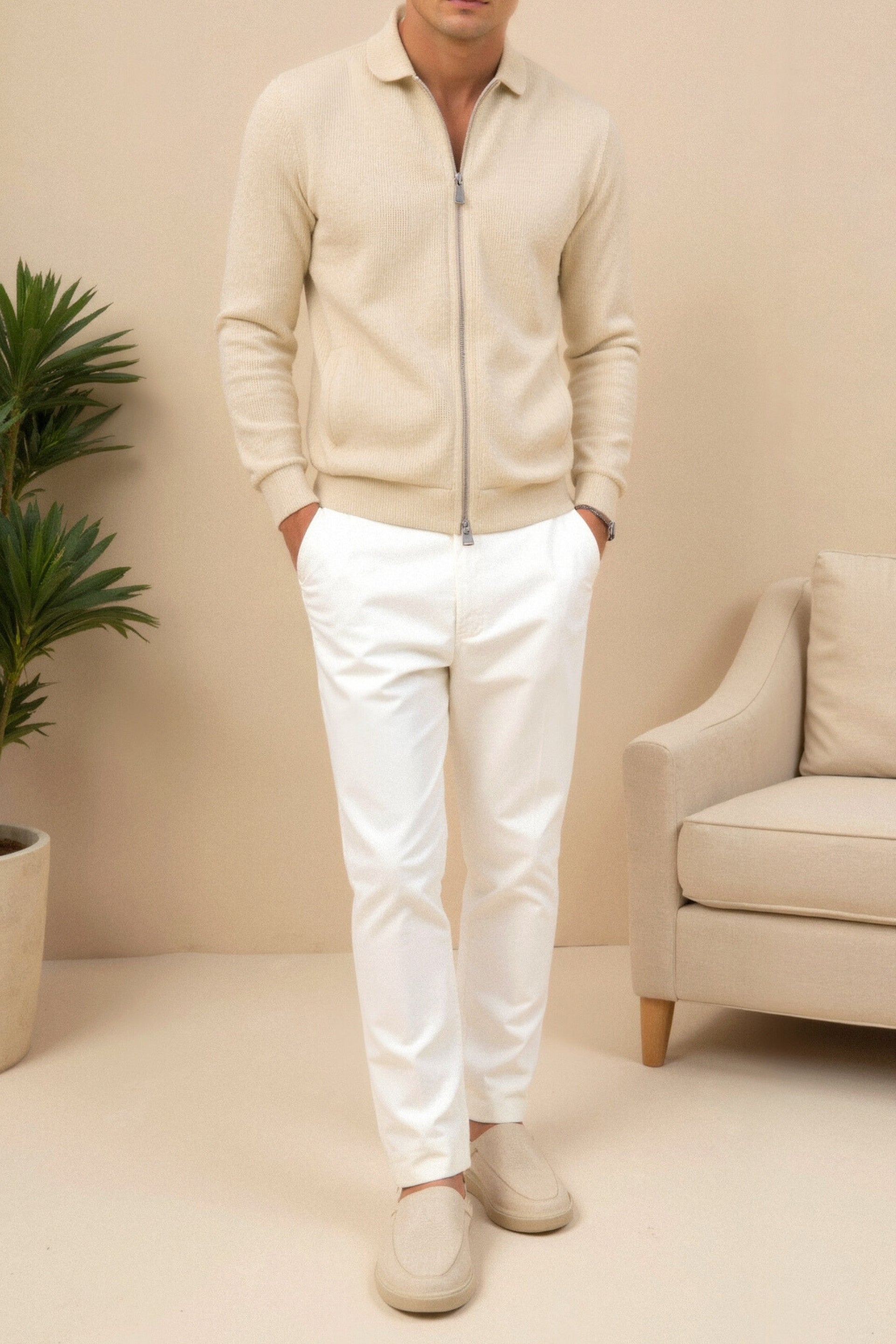 Belmont Premium Polo Collar Design Track Jacket
