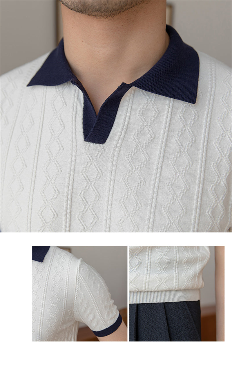 Belmont Buttonless Knitted Polo