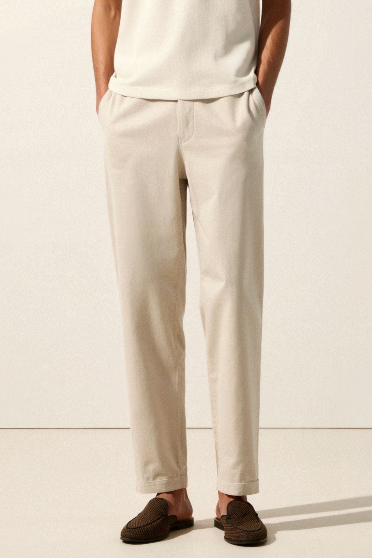 Belmont Regular Fit Linen Loose Pants