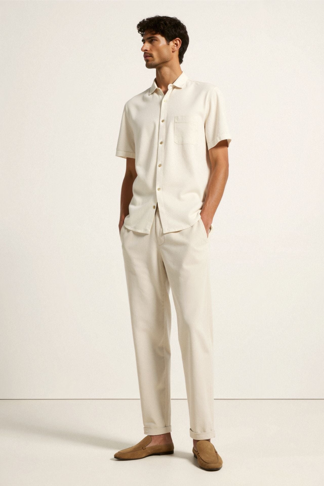 Belmont Regular Fit Linen Loose Pants