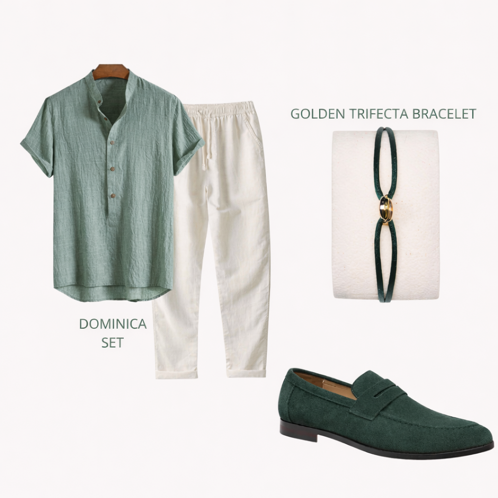 Belmont 4 piece set- Green