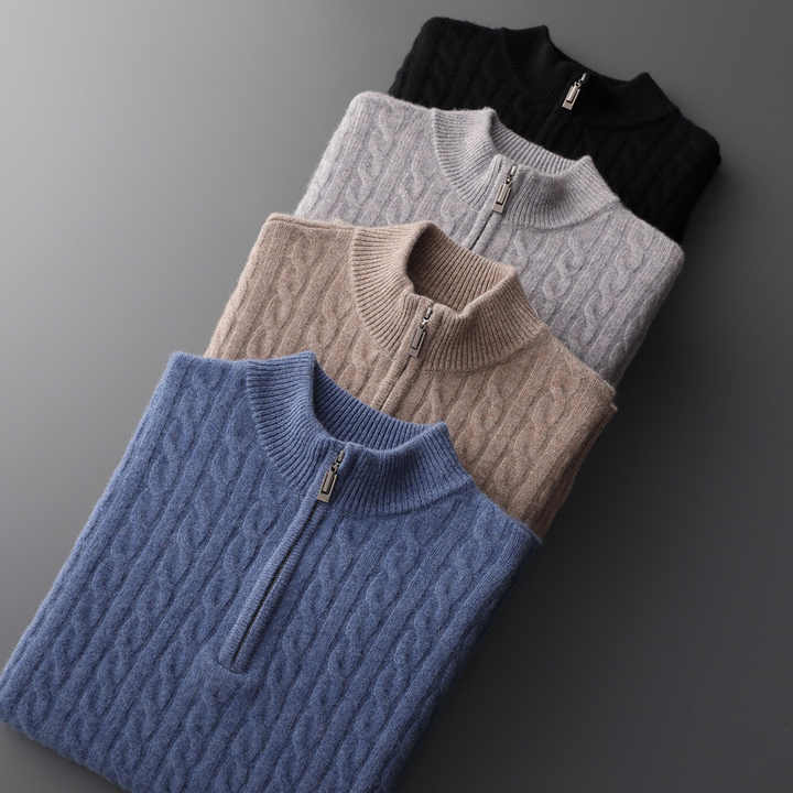 Belmont Cashmere Women Half Zip