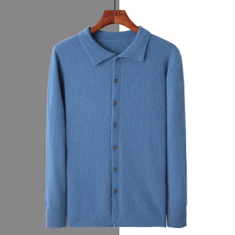 Belmont Cashmere Polo Button