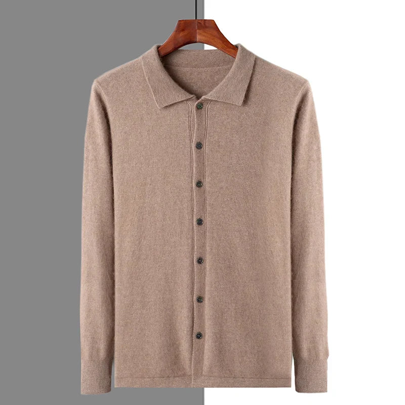 Belmont Cashmere Polo Button