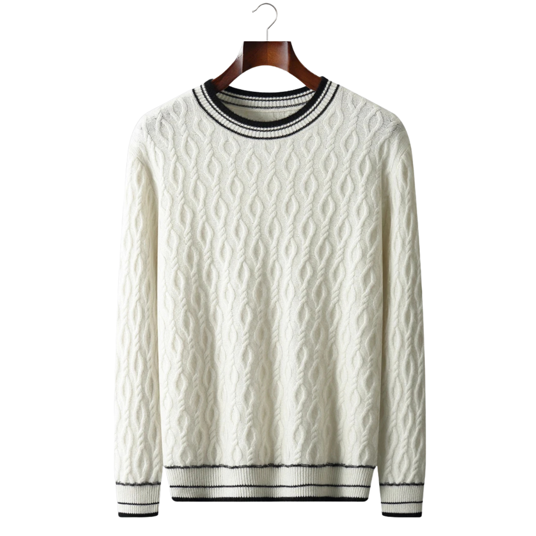Belmont  WOOL JACQUARD CREWNECK