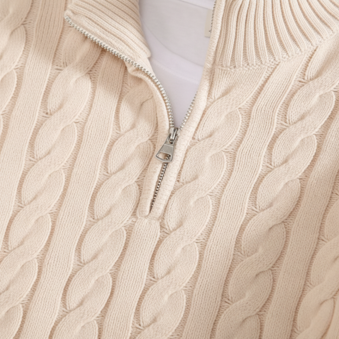 Belmont Constance Half Zip Sweater