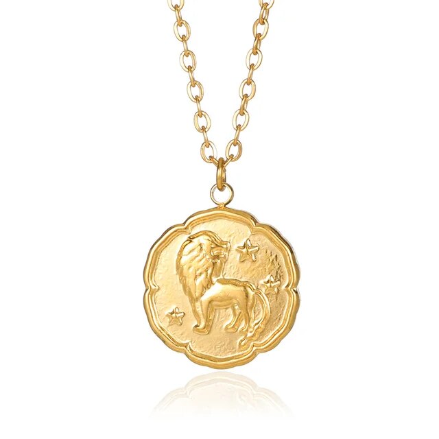 BELMONT- Zodiac Sign Necklace - Gold